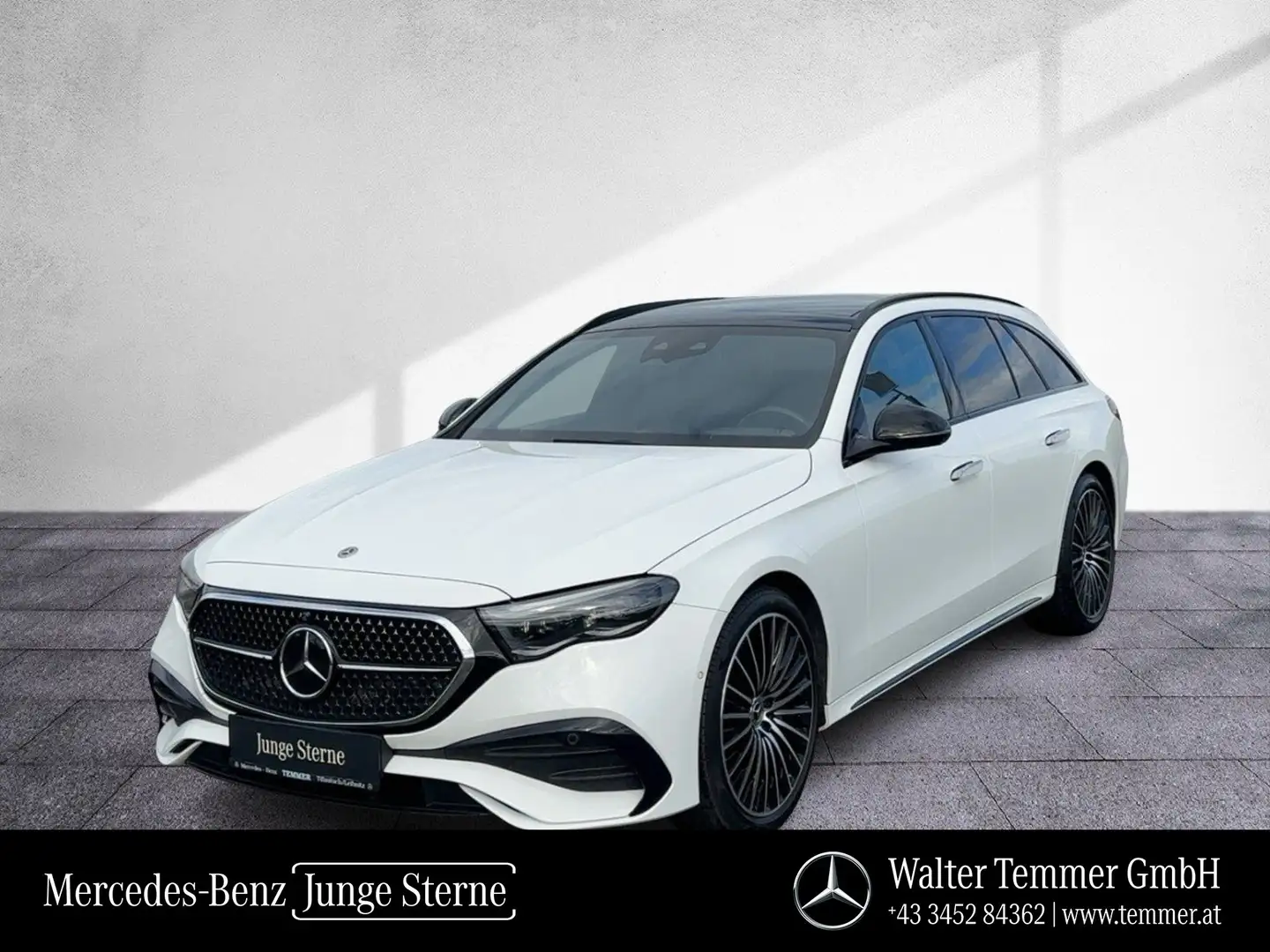 Mercedes-Benz E 220 d 4M T AMG-Line NP:103.030 PREM SUPERSCREEN Weiß - 1