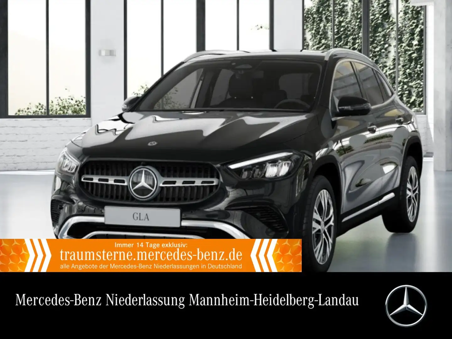 Mercedes-Benz GLA 200 PROGRESSIVE+360°+LED+TOTW+KEYLESS+7G Schwarz - 1
