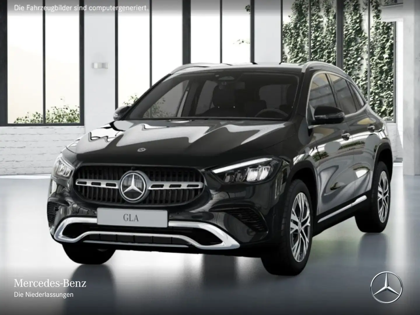 Mercedes-Benz GLA 200 PROGRESSIVE+360°+LED+TOTW+KEYLESS+7G Schwarz - 2