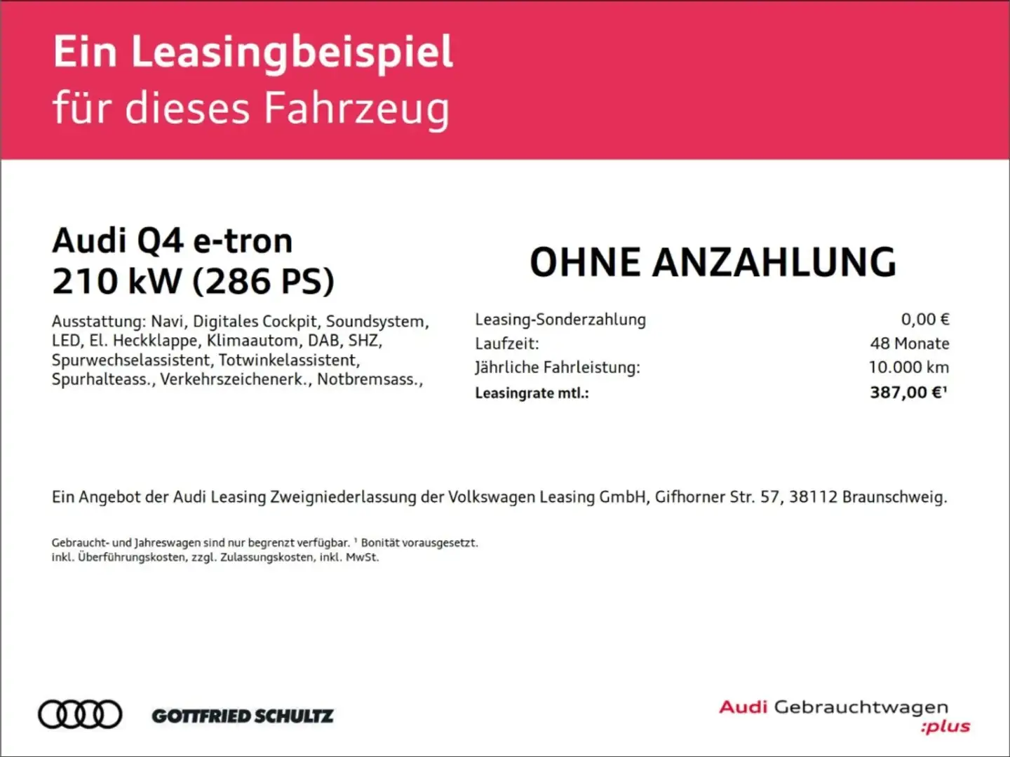 Audi Q4 e-tron Sportback 45 Navi LED Sportsitze virtual Blanc - 2