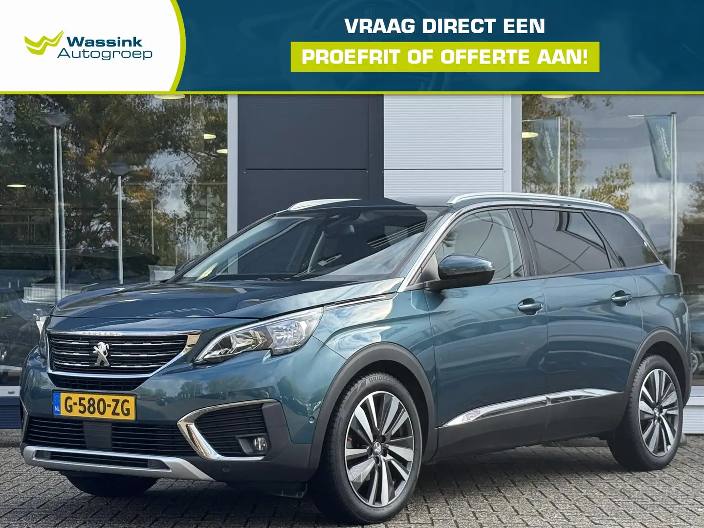 Peugeot 5008 1.2 Automaat 130pk Allure | Navigatie | Parkeercam Bleu - 1