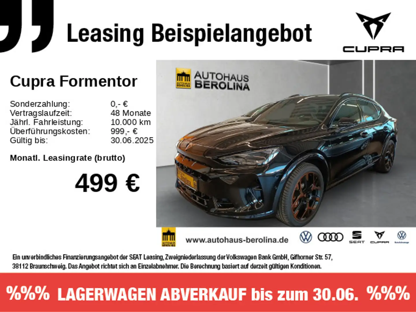 CUPRA Formentor 2.0 TSI 4D VZ Extreme DSG *PANO*ACC* Noir - 1