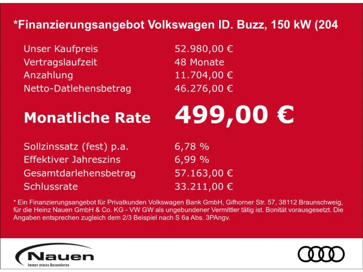Volkswagen ID. Buzz Bus 150kW 204 PS, *Neupreis:73.803€* Zielony - 2