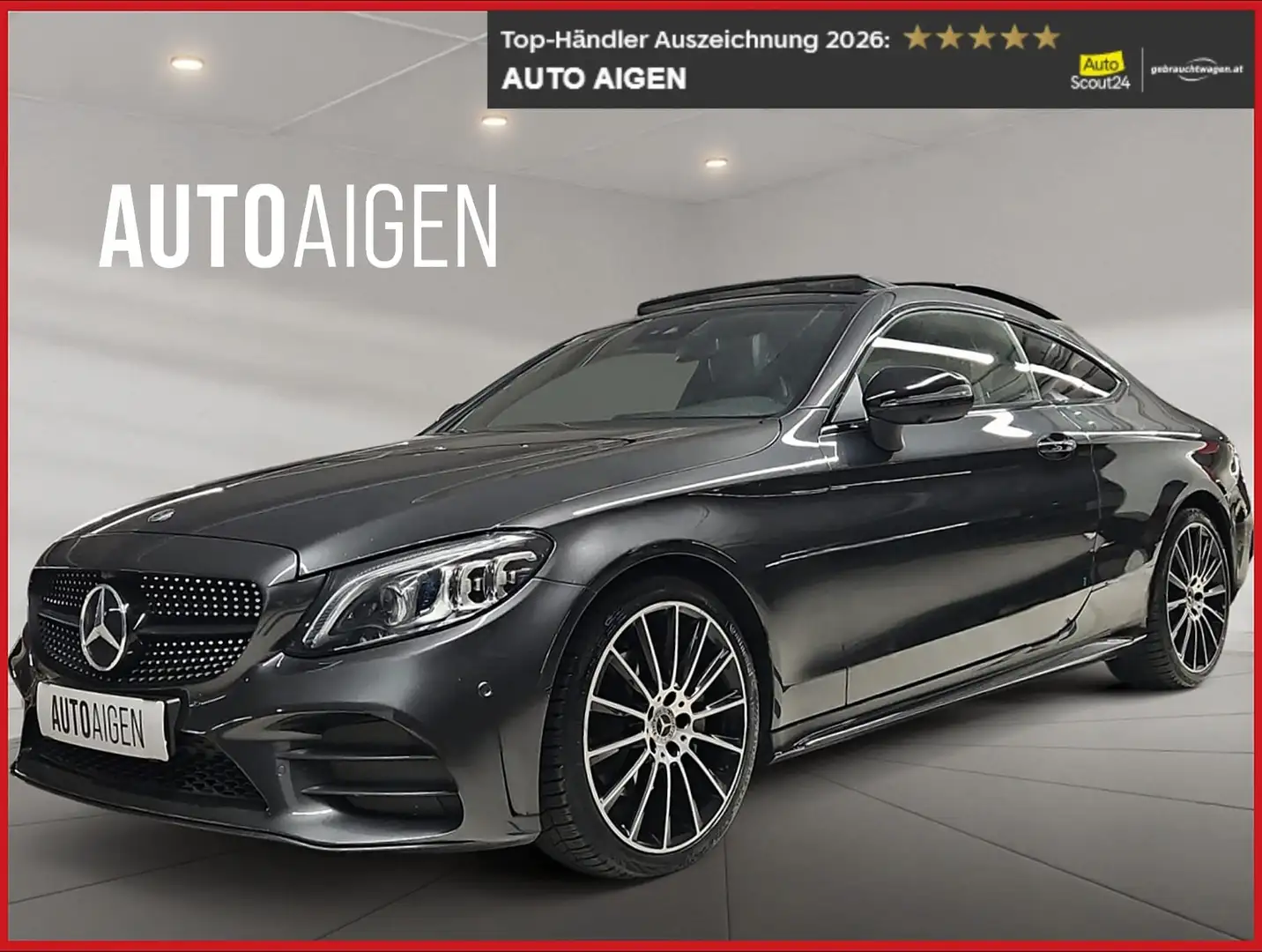 Mercedes-Benz C 220 d COUPÉ * AMG * PANO * BURMESTER * NIGHT * LED Grau - 1