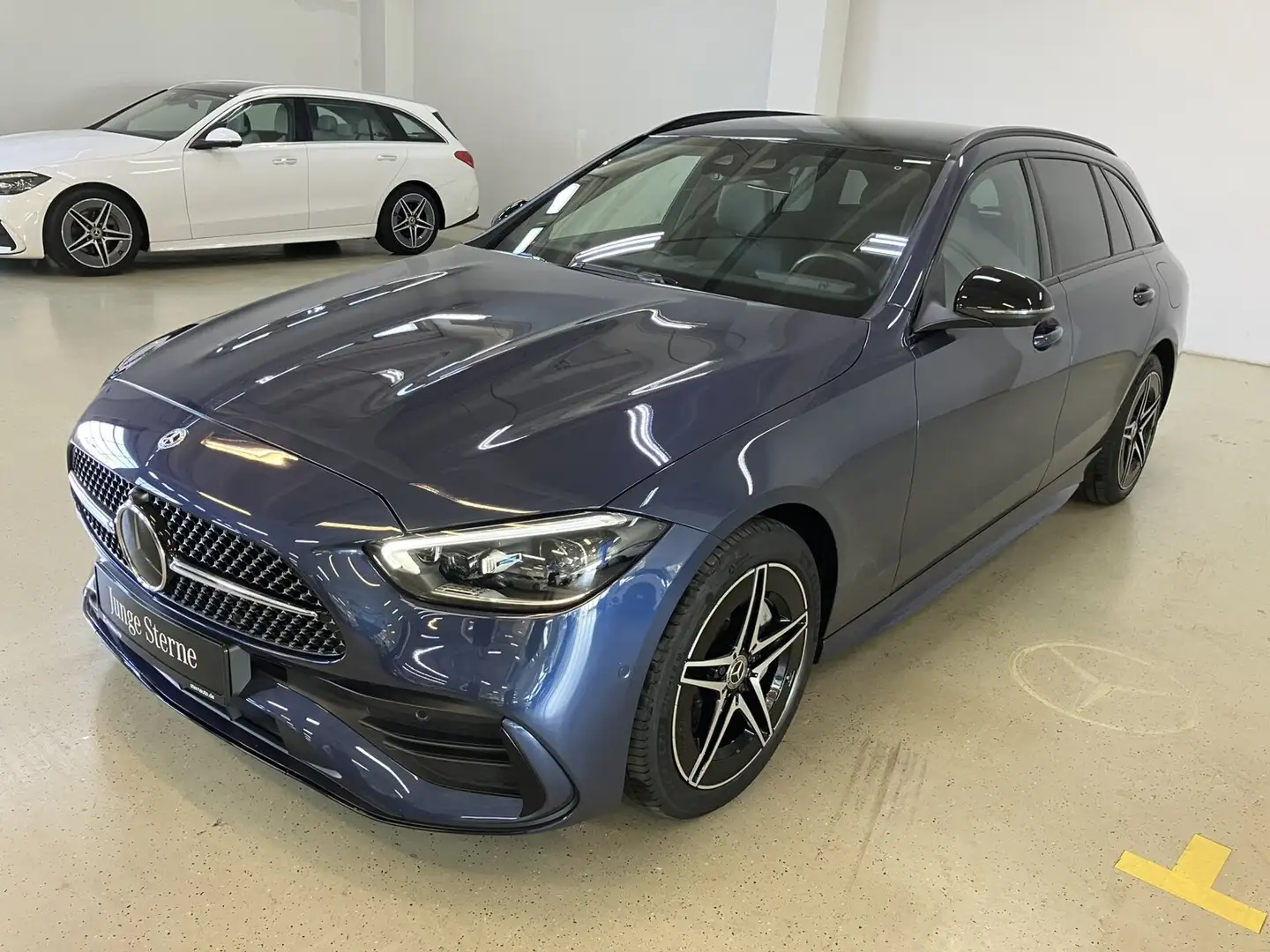 Mercedes-Benz C 300 C 300 T de 4M AMG Line Distr Pano AHK Sitzklima Blu/Azzurro - 2