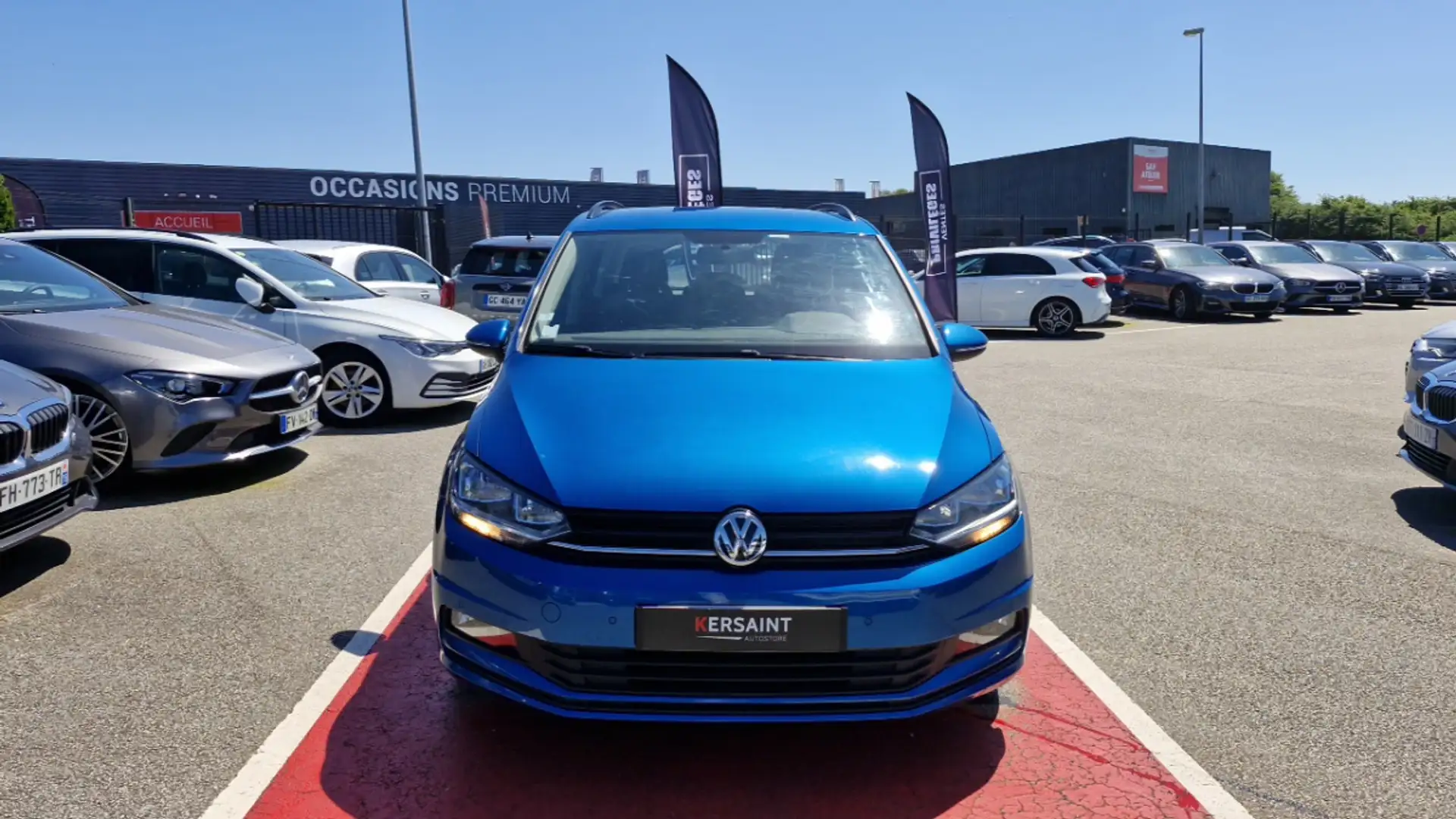 Volkswagen Touran BUSINESS 1.6 tdi 115 bmt dsg7 5pl trendline Bleu - 2