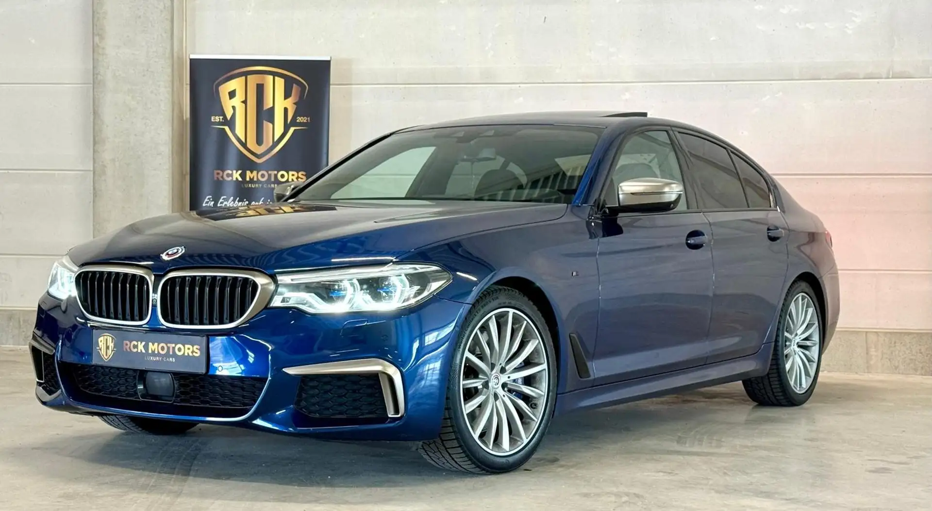 BMW 550 M550i  x-Drive Aut.**B&W**HUD**SOFT**LCI**AHK** Blau - 1