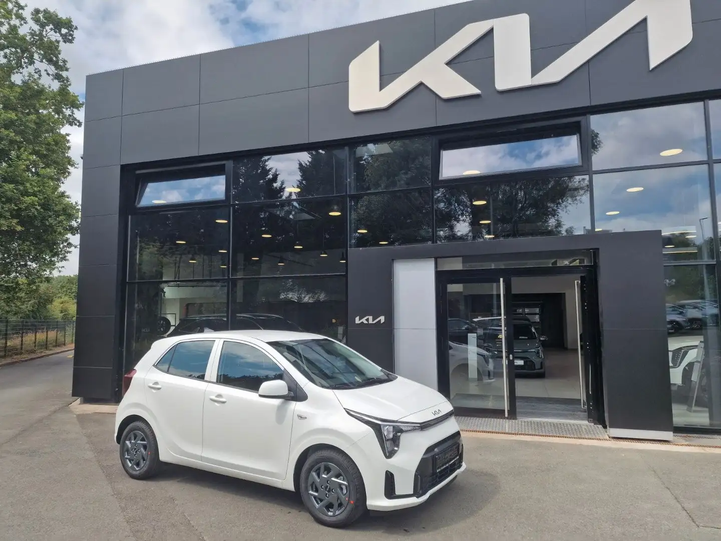 Kia Picanto 1,0 AMT Vision*Automatic*Navi Weiß - 1