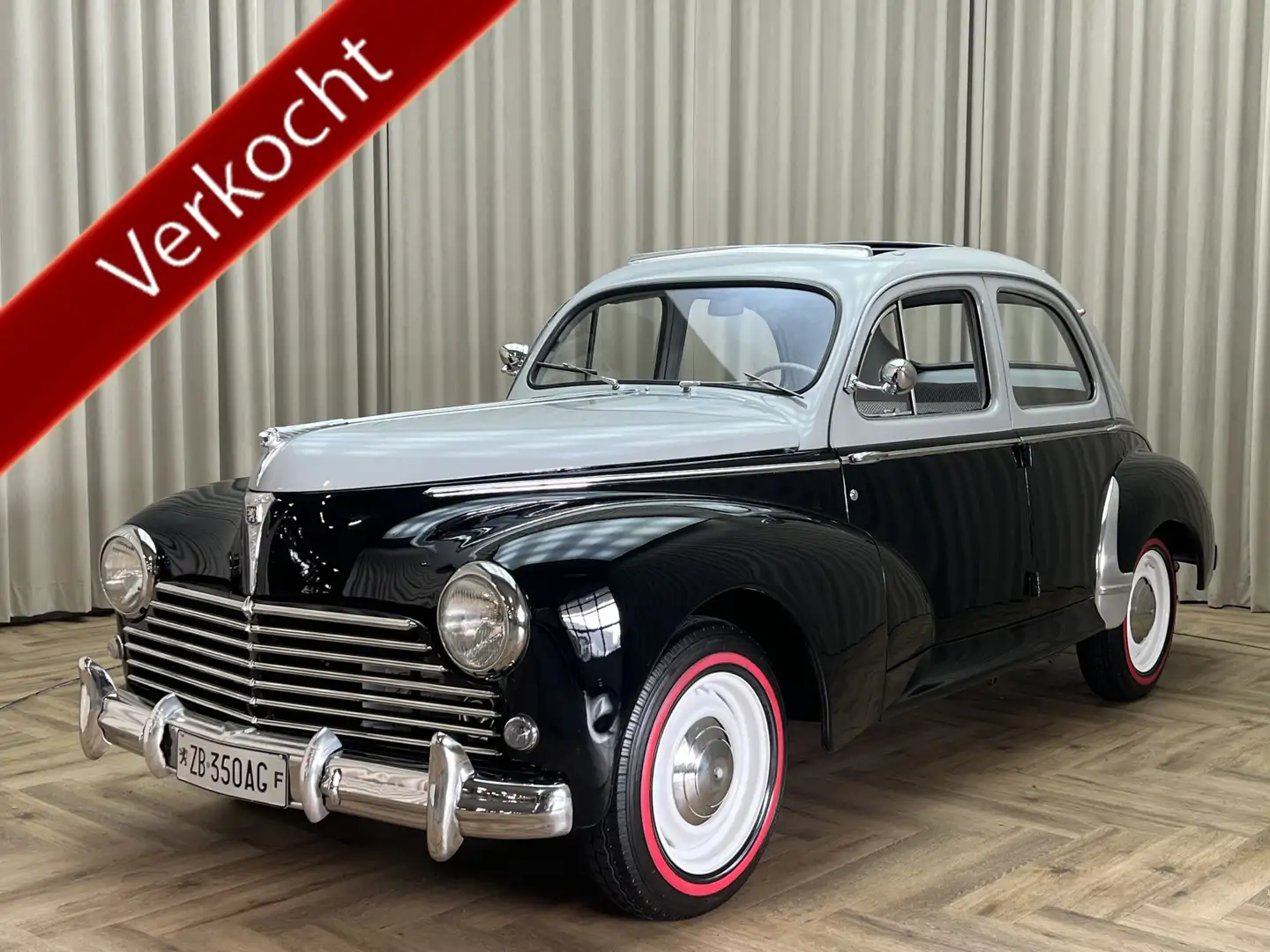 Peugeot 203 De Luxe EU-Kenteken / Suicide Doors / Schuifda Schwarz - 1