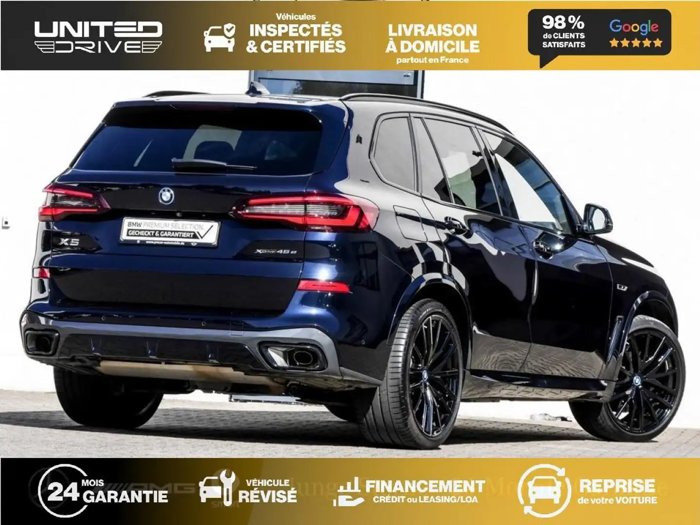 BMW X5 xDrive 45e M Sport Blau - 2