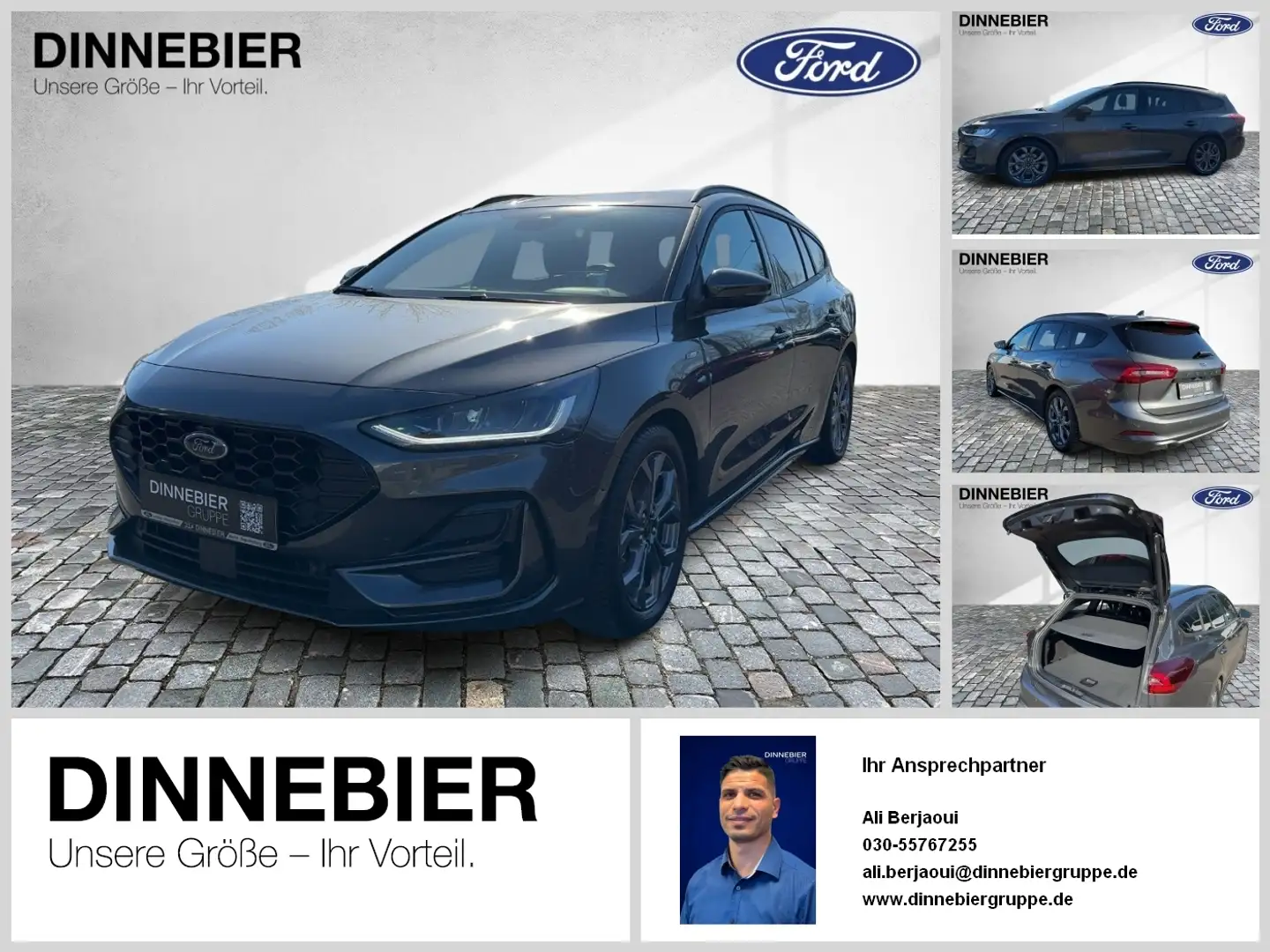 Ford Focus ST-Line X LED+AHK+Kamera+Winterpaket Gris - 1