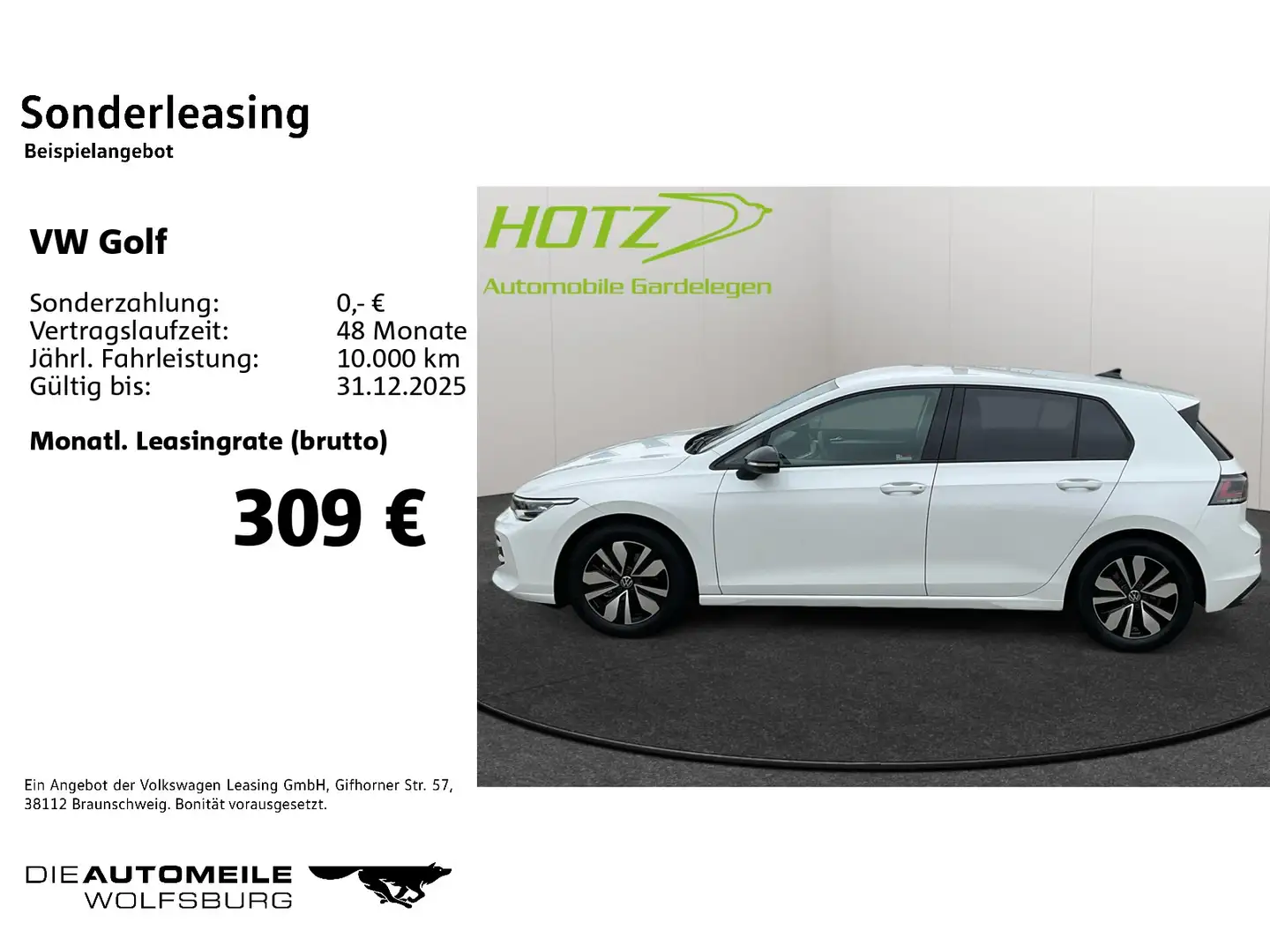 Volkswagen Golf VIII 1.5 eTSI DSG Goal AHK/MATRIX/ACC/STHZ Weiß - 2