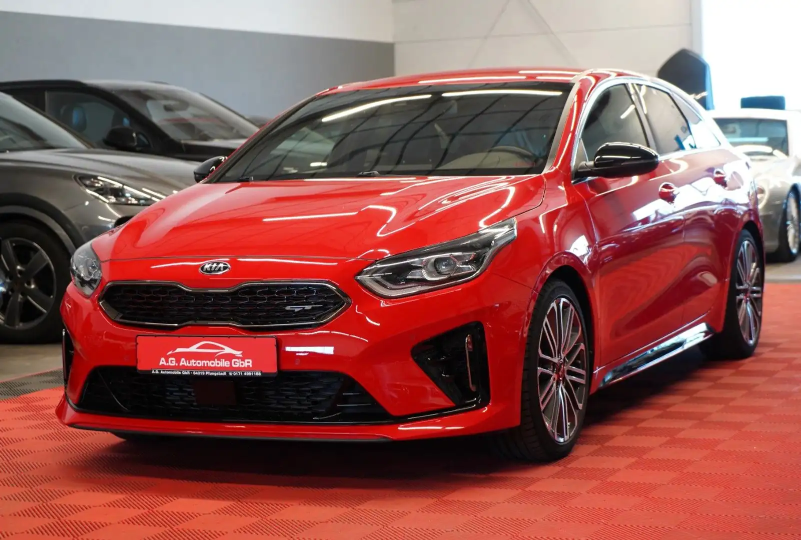 Kia ProCeed / pro_cee'd ProCeed GT *Unfallfrei*LED*Acc*Spur*Memory*JBL* Червоний - 1
