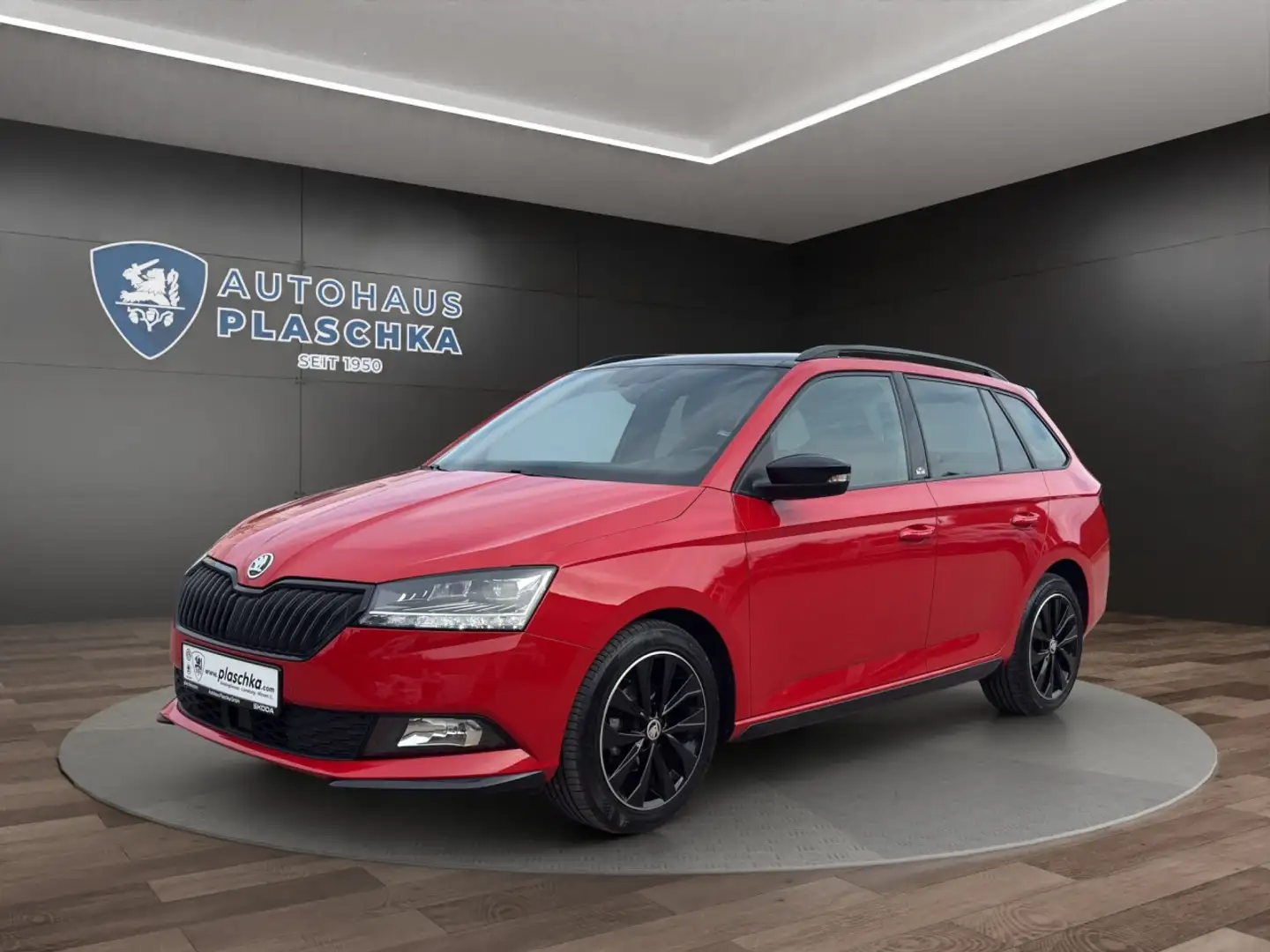 Skoda Fabia C. 1.0 TSI Monte Carlo PDC+LED+PANORAMA Klima Rot - 1