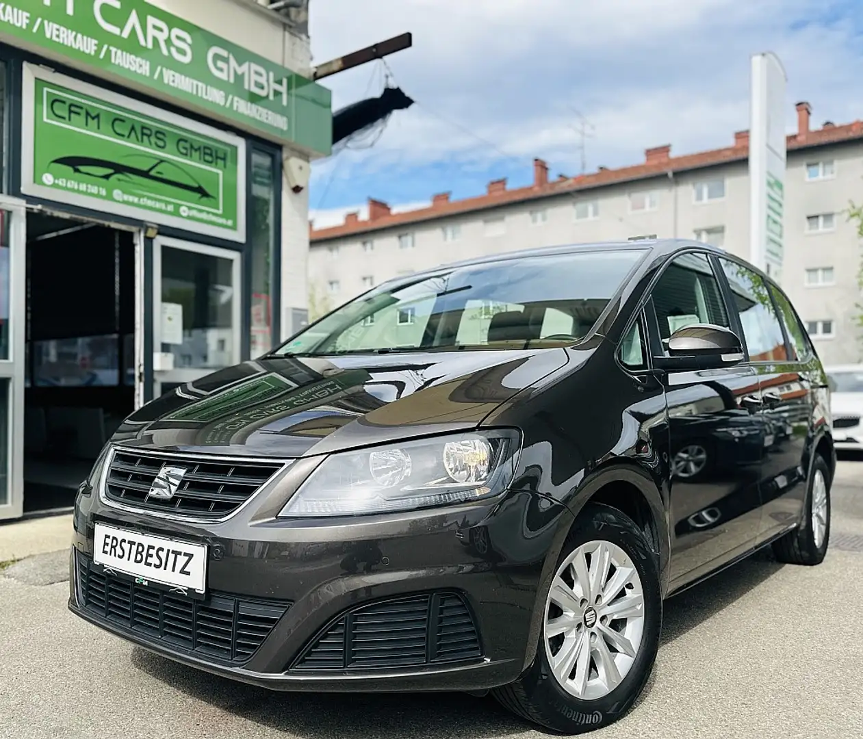 SEAT Alhambra Business 2,0 TDI CR Brun - 1