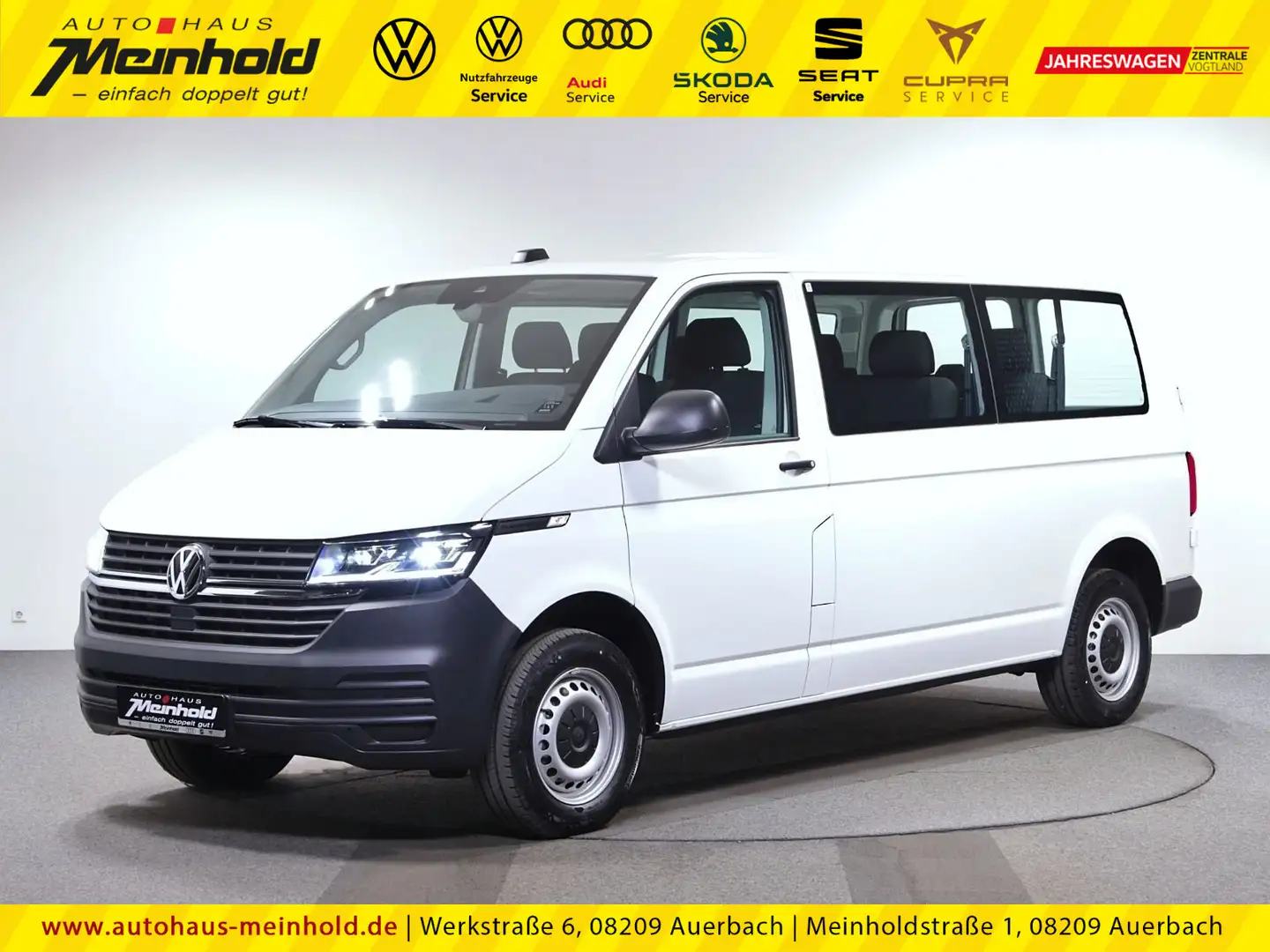 Volkswagen T6.1 Kombi LR 2.0 TDI ,Heckflügel,LED,Navi,GRA Weiß - 1