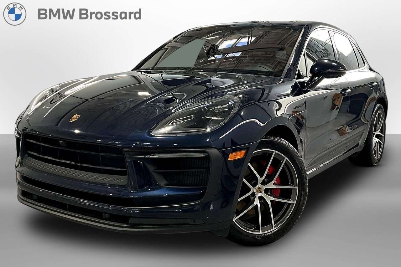 2023 Porsche Macan S Bordeaux Red leather | 360 camera / Cuir Rouge B