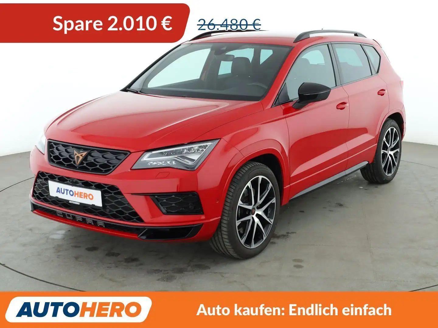 CUPRA Ateca 2.0 TSI 4Drive Aut.*CARPLAY*NAVI*LED*CAM*ACC* Rouge - 1
