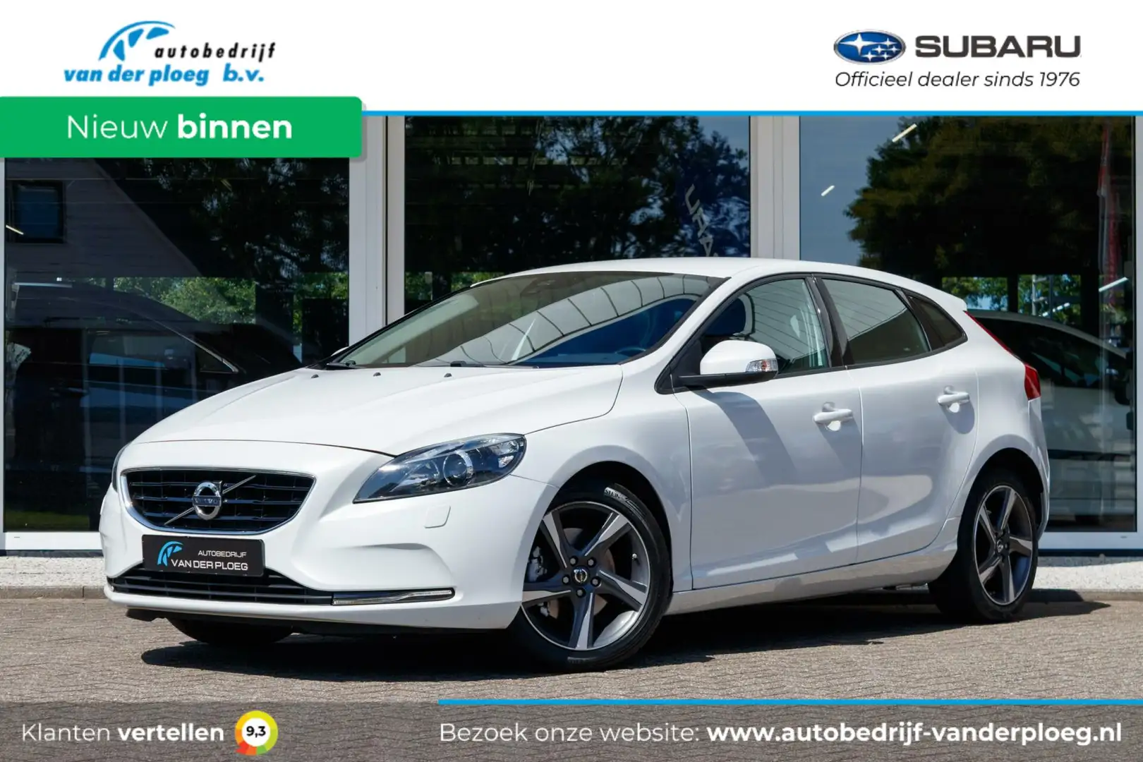 Volvo V40 1.6 T2 R-Design | Trekhaak | Climate control | Cru Weiß - 1