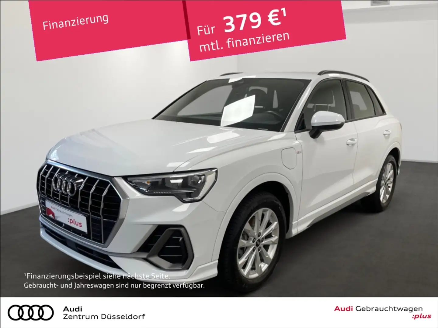 Audi Q3 45 TFSI e S tronic S-LINE AHK LED MMI SHZ Weiß - 1