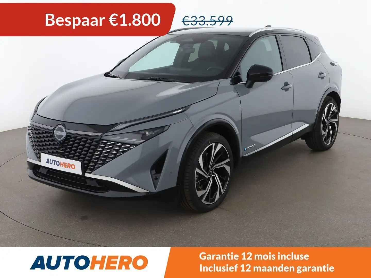 Nissan Qashqai 1.5 VC-T e-POWER Tekna+ Grijs - 1