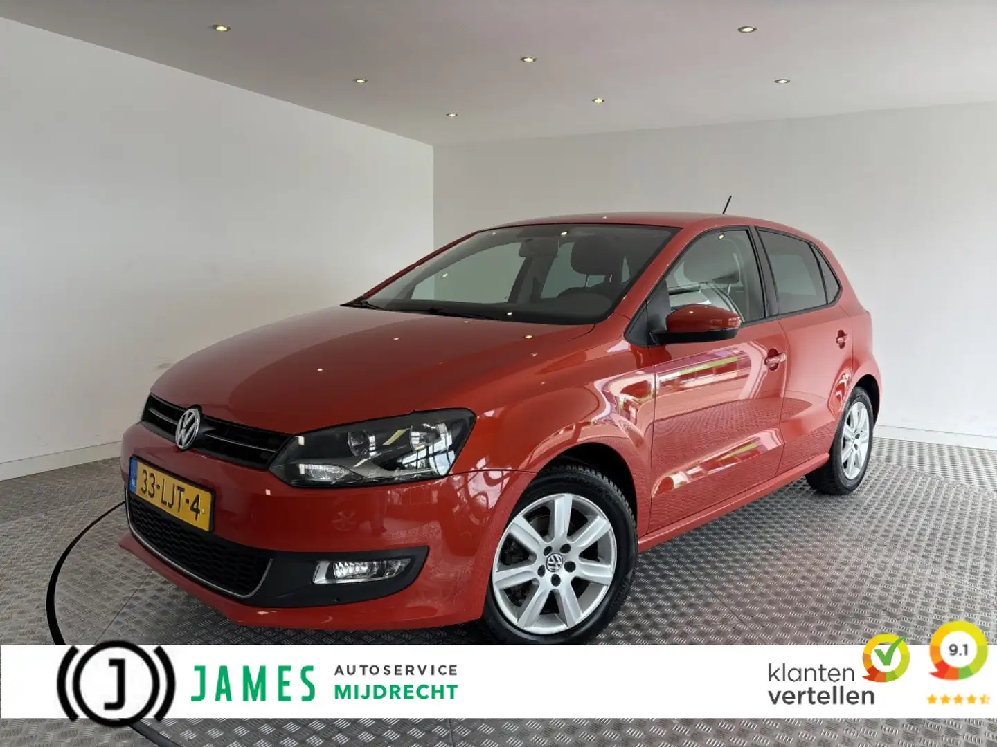 Volkswagen Polo 1.2 TSI 105pk 5-deurs Highline Airco, PDC, Cruise Naranja - 1