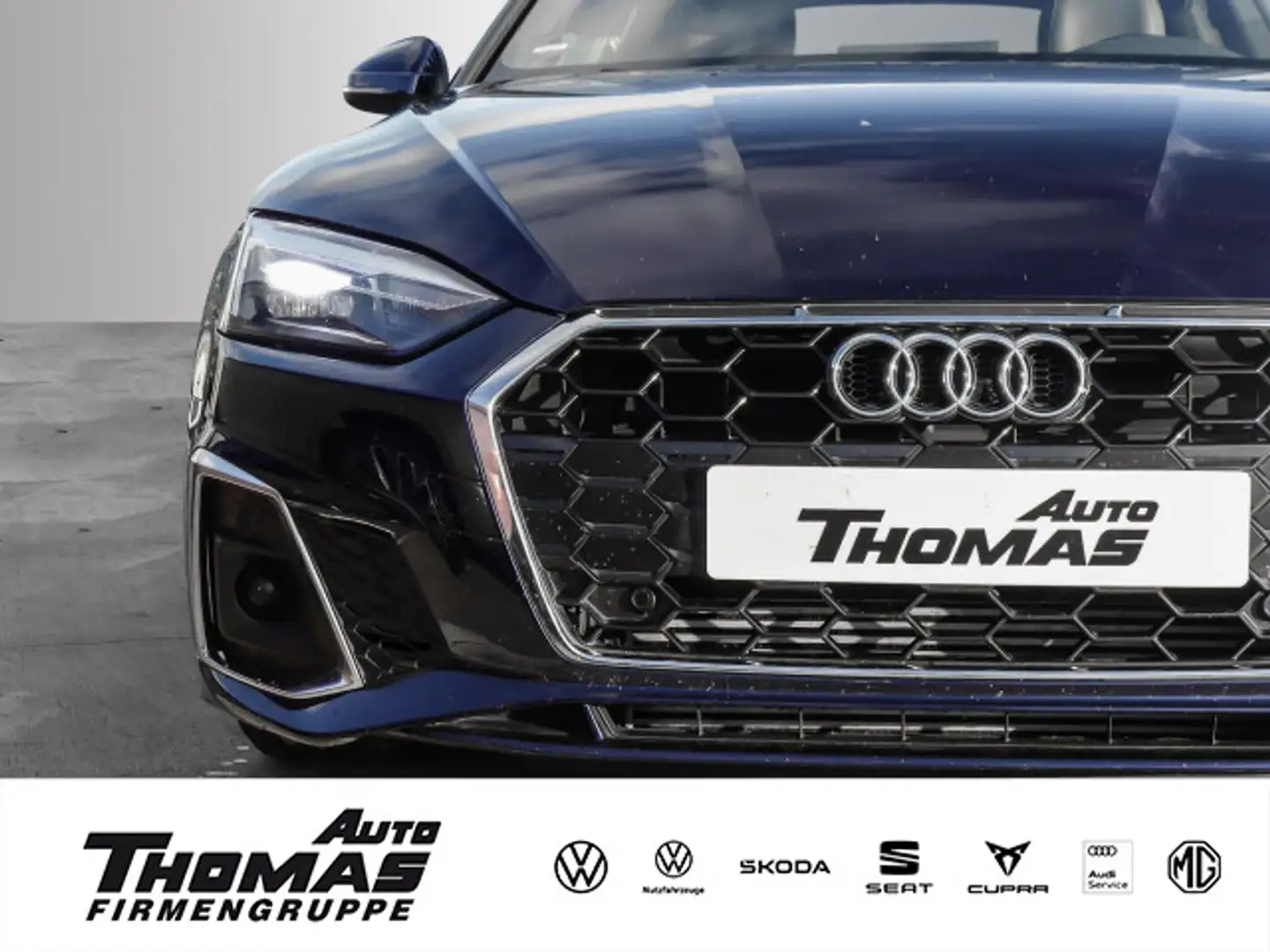 Audi A5 S line 40 TFSI S tronic PANO+LEDER Blau - 1