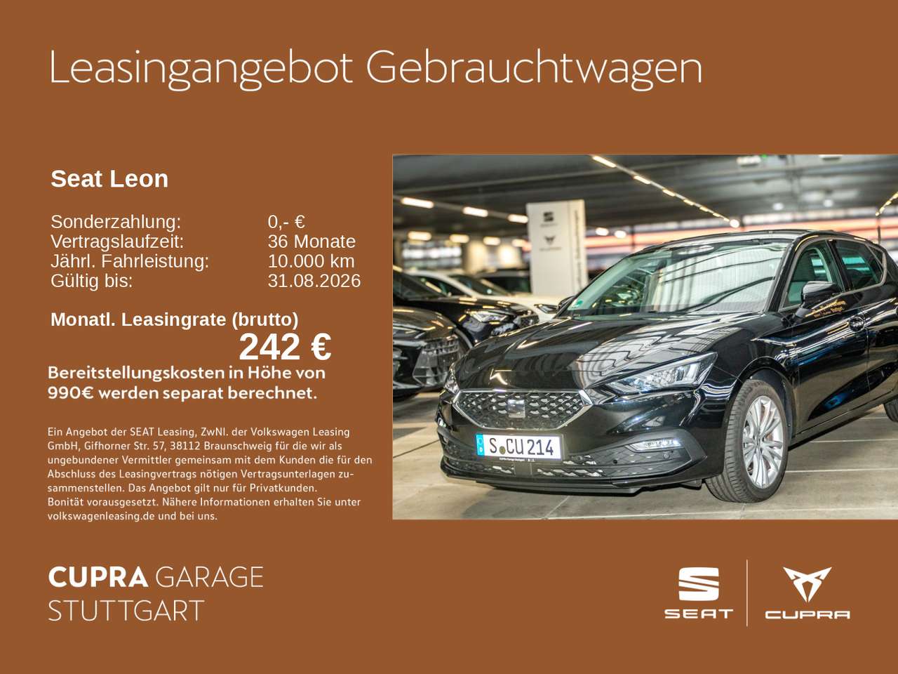 Seat Leon 2024 — Style Edition 1.0 eTSI 81 kW (110 PS) DSG *