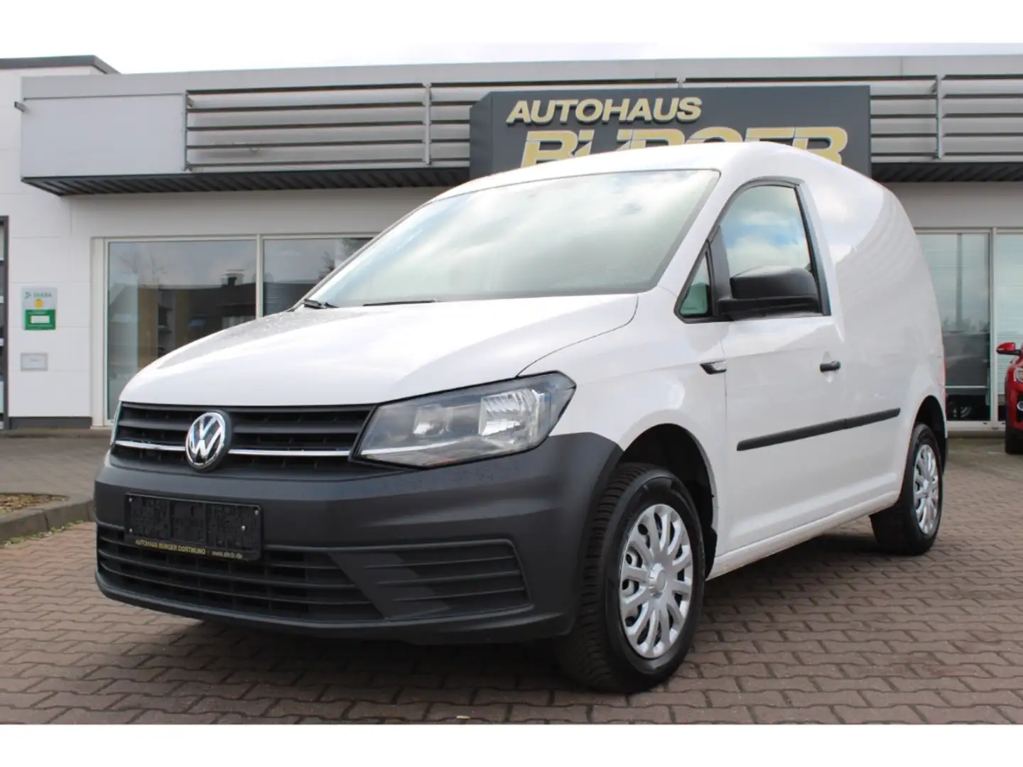 Volkswagen Caddy Kasten BMT 2.0 TDI Klima BT el.SP Spieg. beheizbar Blanc - 1