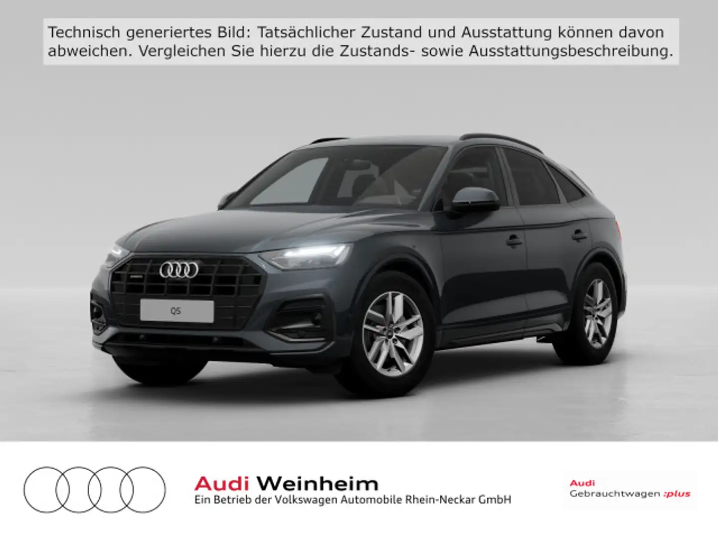 Audi Q5 40 TDI quattro Black-Paket Line LED Grau - 2