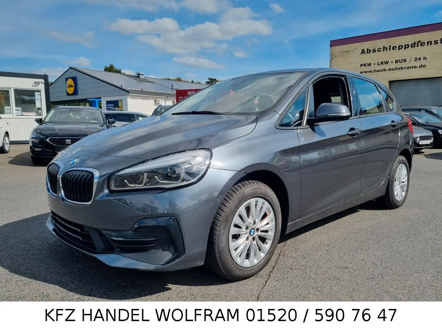 BMW 220 d Active Tourer Advantage NUR 1 Ha NUR 78.000 Gris - 1
