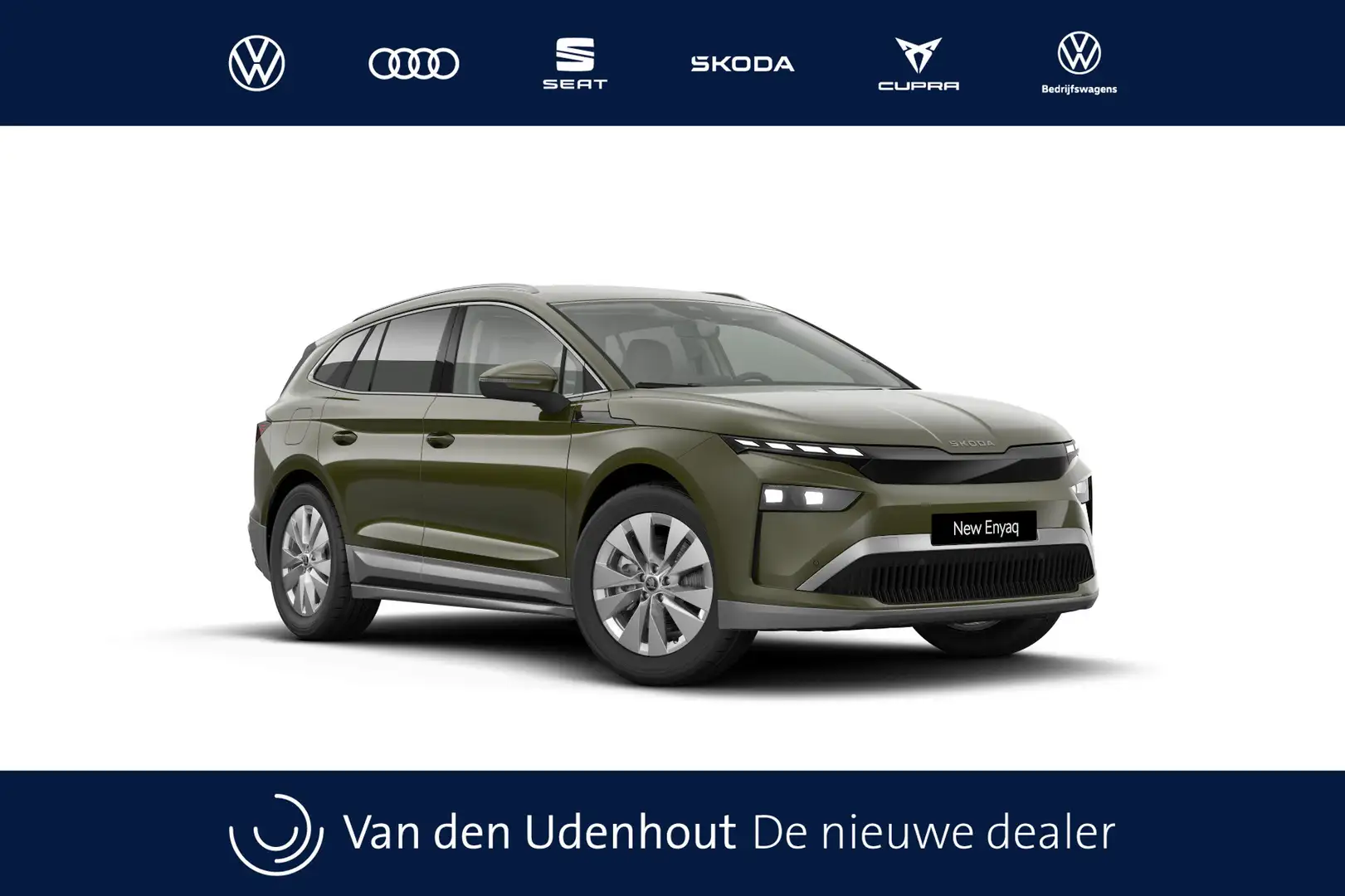 Skoda Enyaq 85 Elektromotor 286 1AT Business Edition Automaat Vert - 1