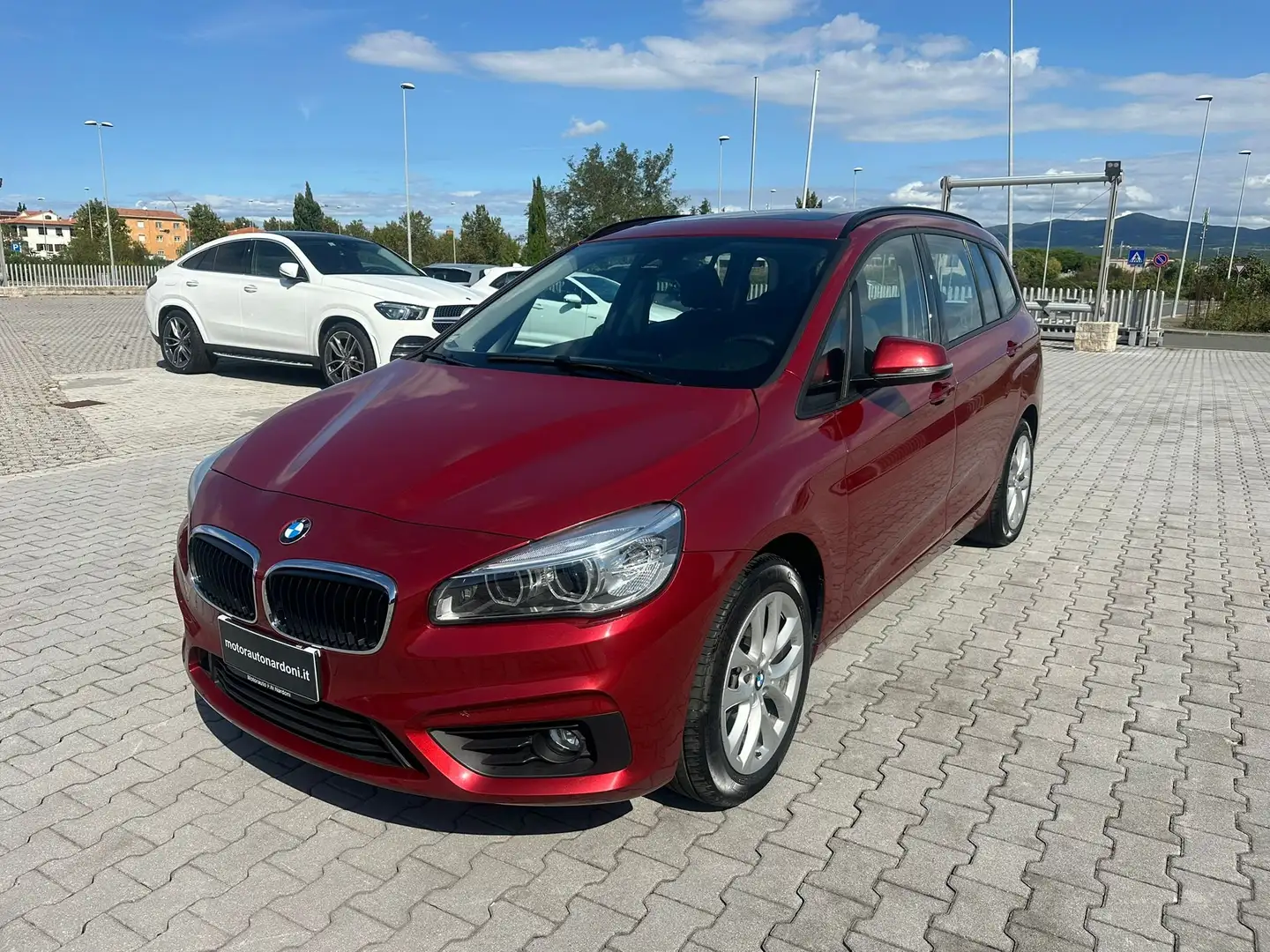 BMW 220 220d Gran Tourer xdrive Advantage auto 7posti Rouge - 2