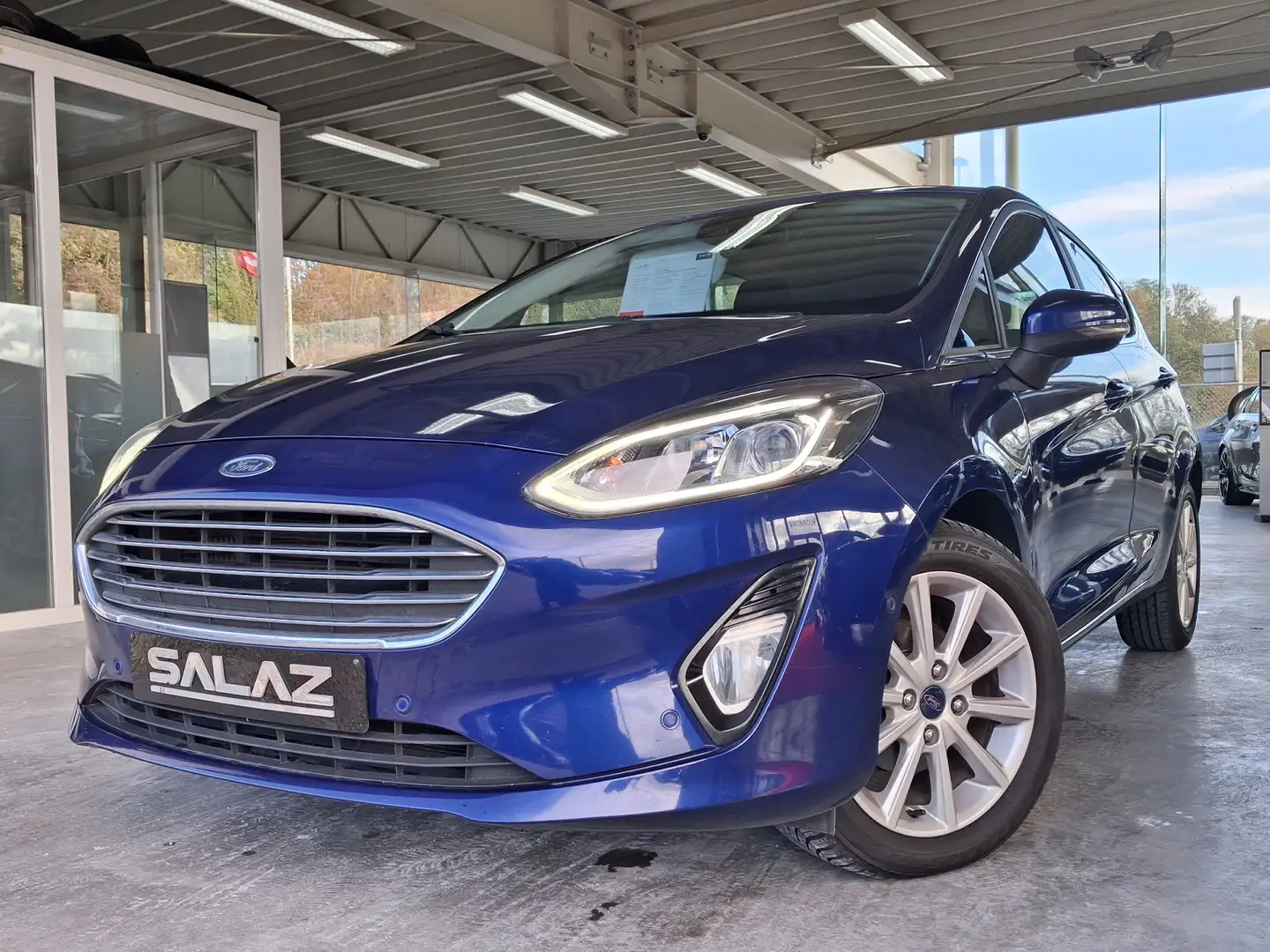 Ford Fiesta Fiesta 1.5 TDCi TITANIUM/CAMERA/LED/JANTE/GARANTIE Bleu - 2