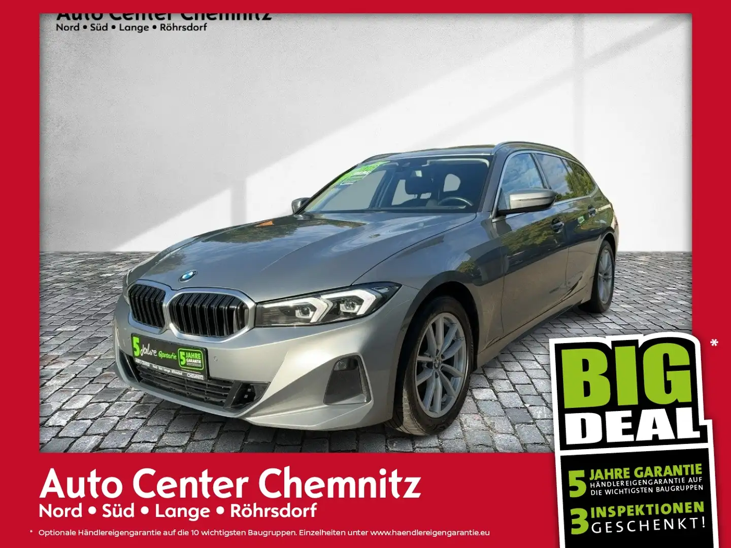BMW 318 d AT8 Touring LED/Navi/Kamera/SHZ/PDC/TEMP Grau - 1