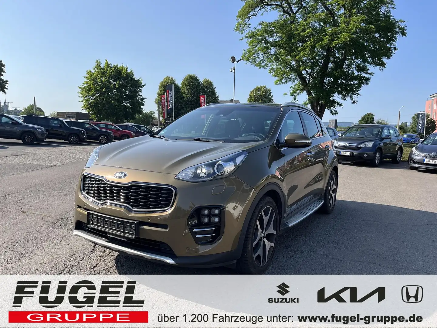 Kia Sportage 1.6 T-GDI DCT AWD GT Line LED|GD|Technik|AHZV Grün - 1