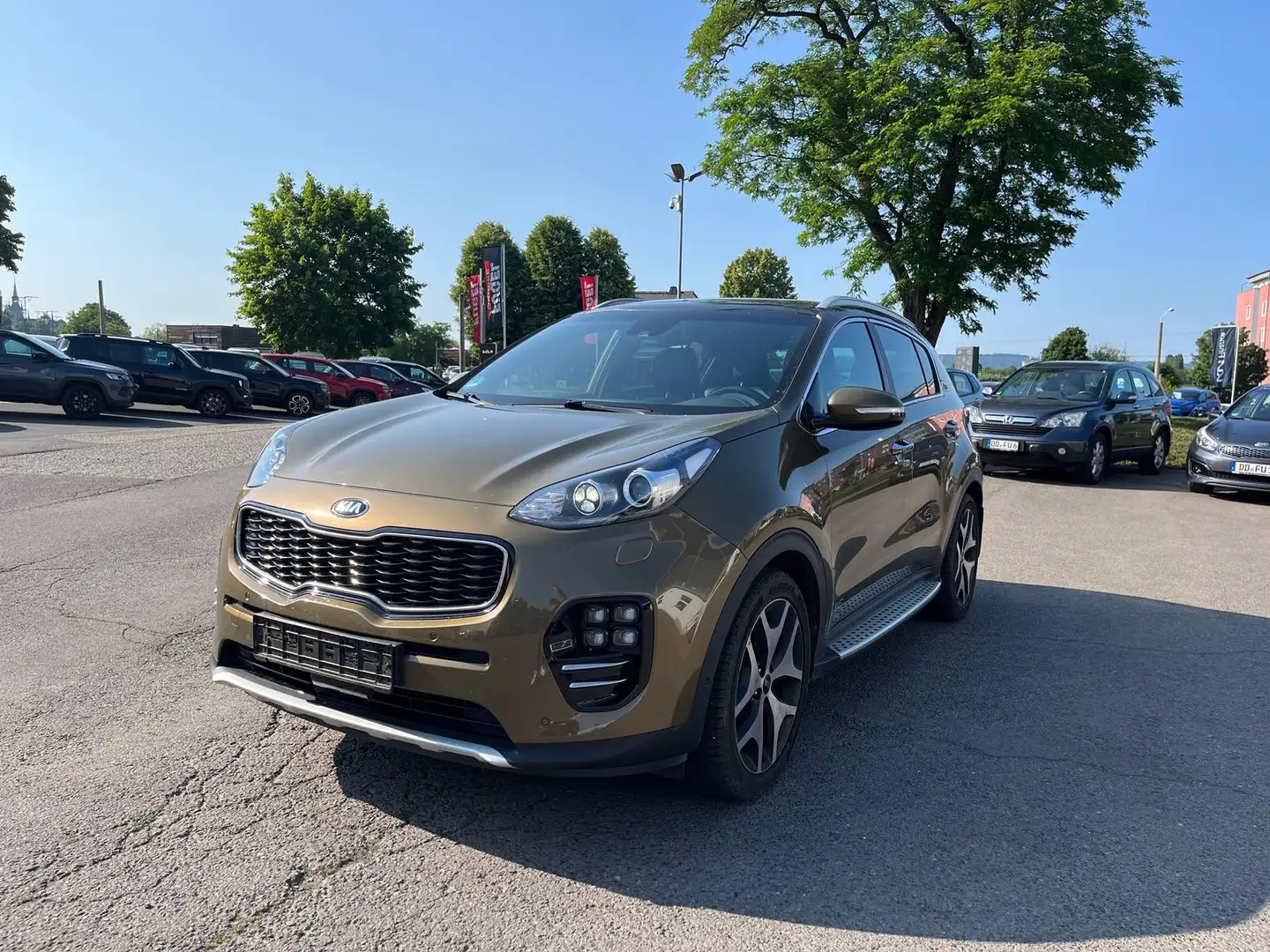 Kia Sportage 1.6 T-GDI DCT AWD GT Line LED|GD|Technik|AHZV Grün - 2
