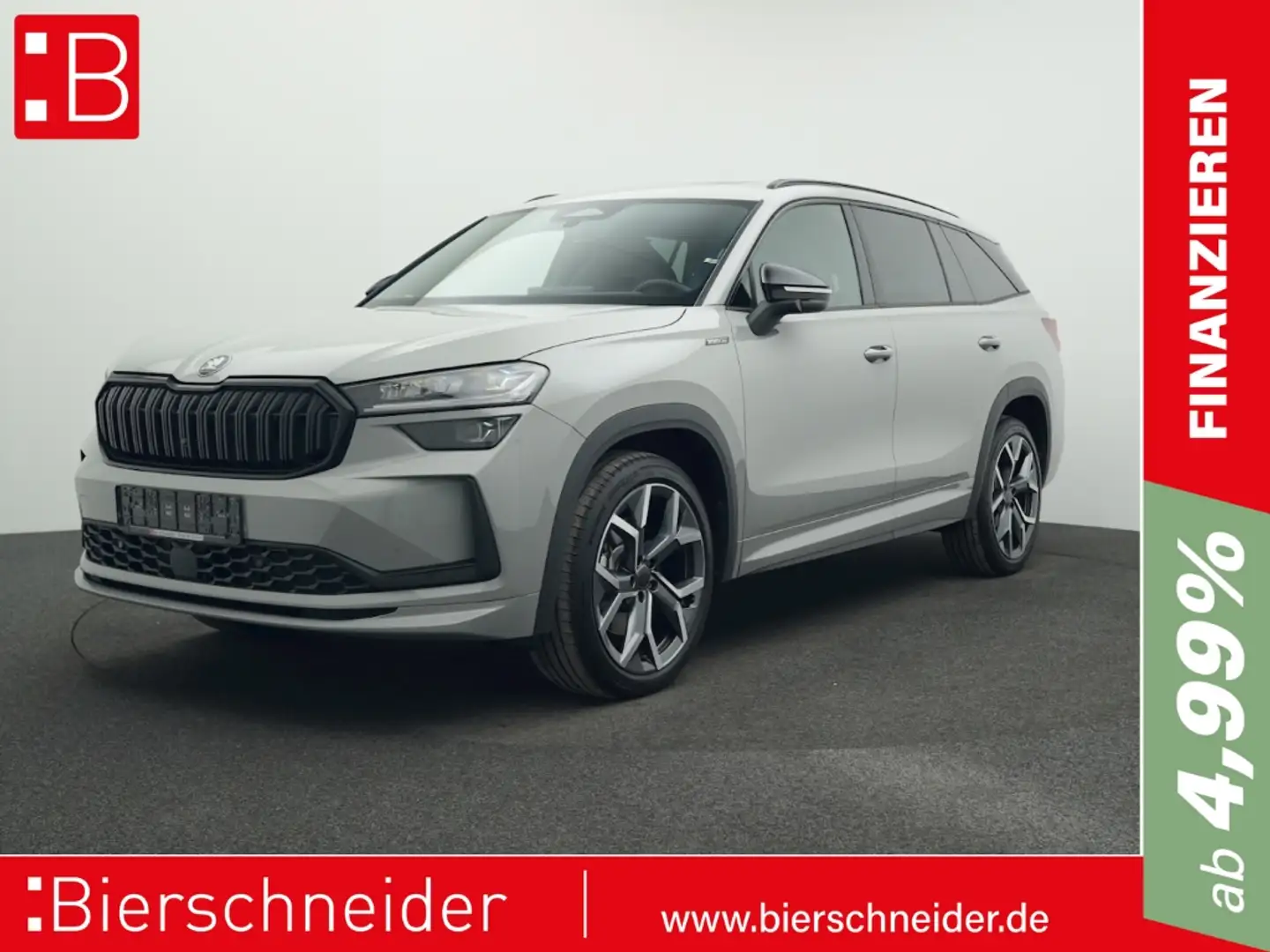 Skoda Kodiaq 2.0 TDI DSG 4x4 Sportline AHK PANO KAMERA 20 Grau - 1