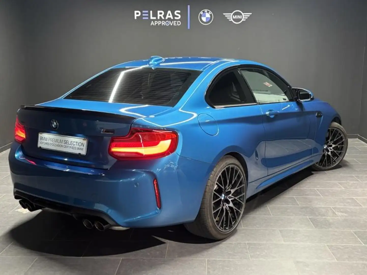 BMW M2 3.0 410ch Competition M DKG Bleu - 2