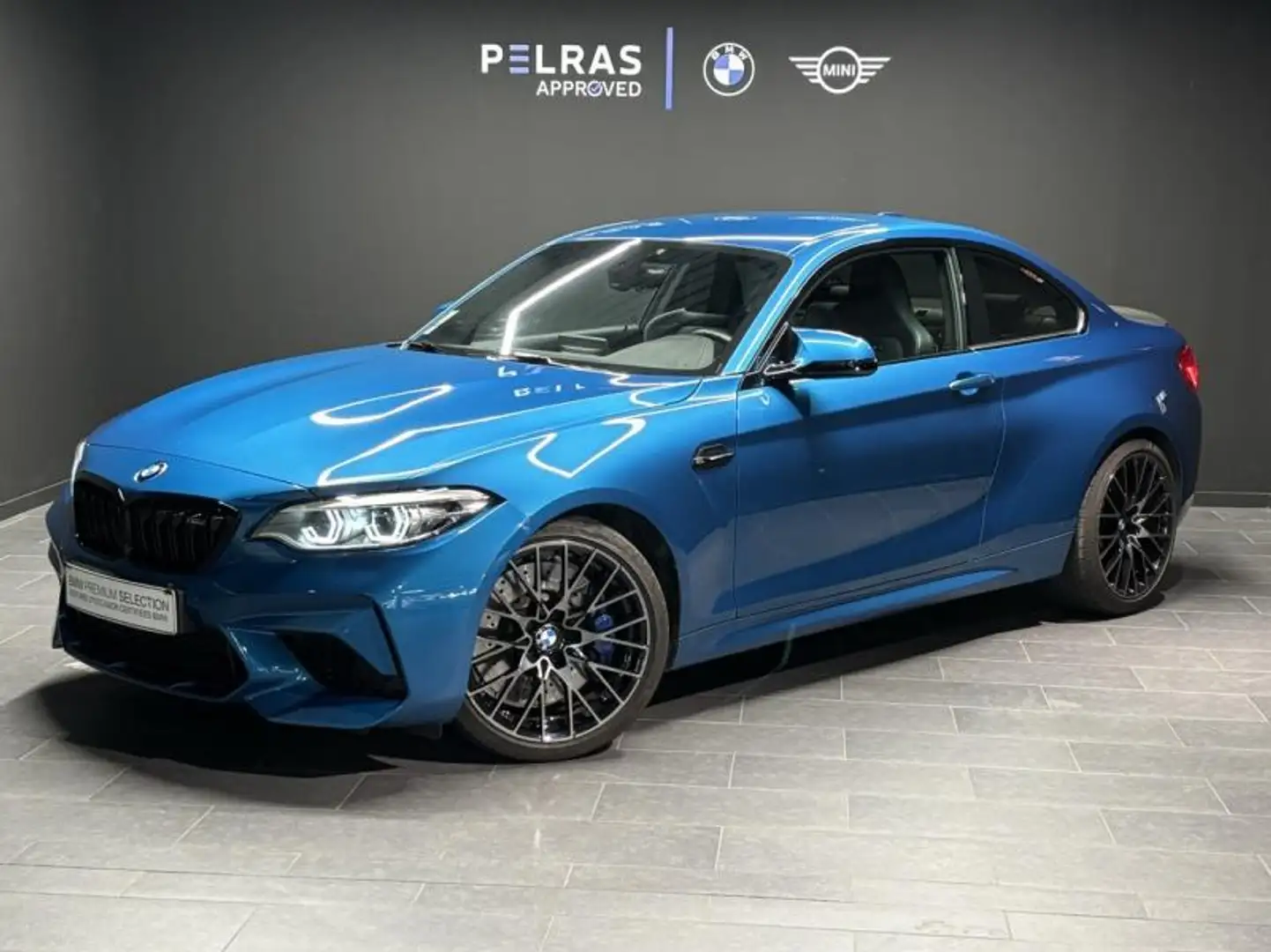 BMW M2 3.0 410ch Competition M DKG Bleu - 1
