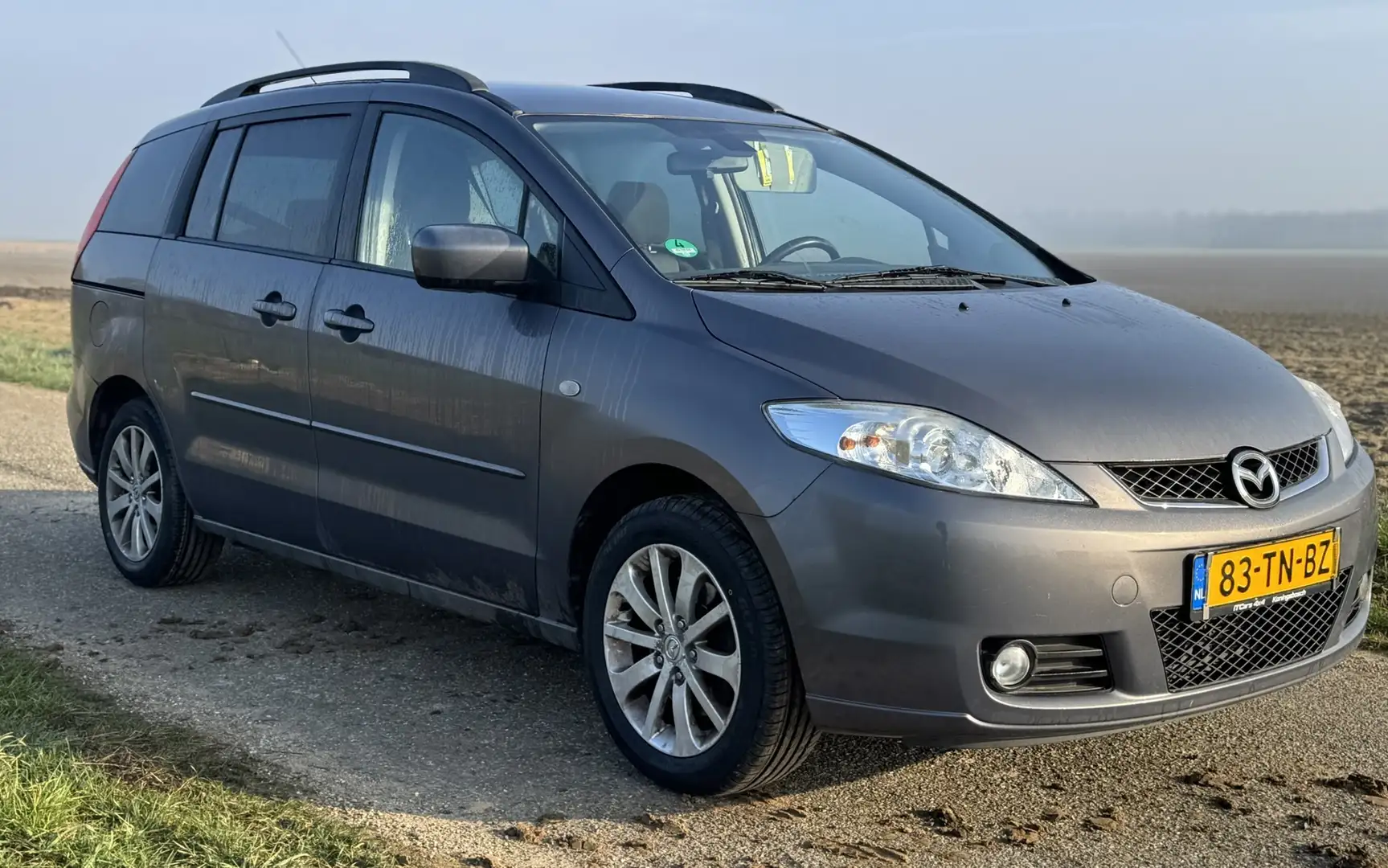 Mazda 5 2.0 Executive |trekhaak |airco |7-zitter!| Grau - 2