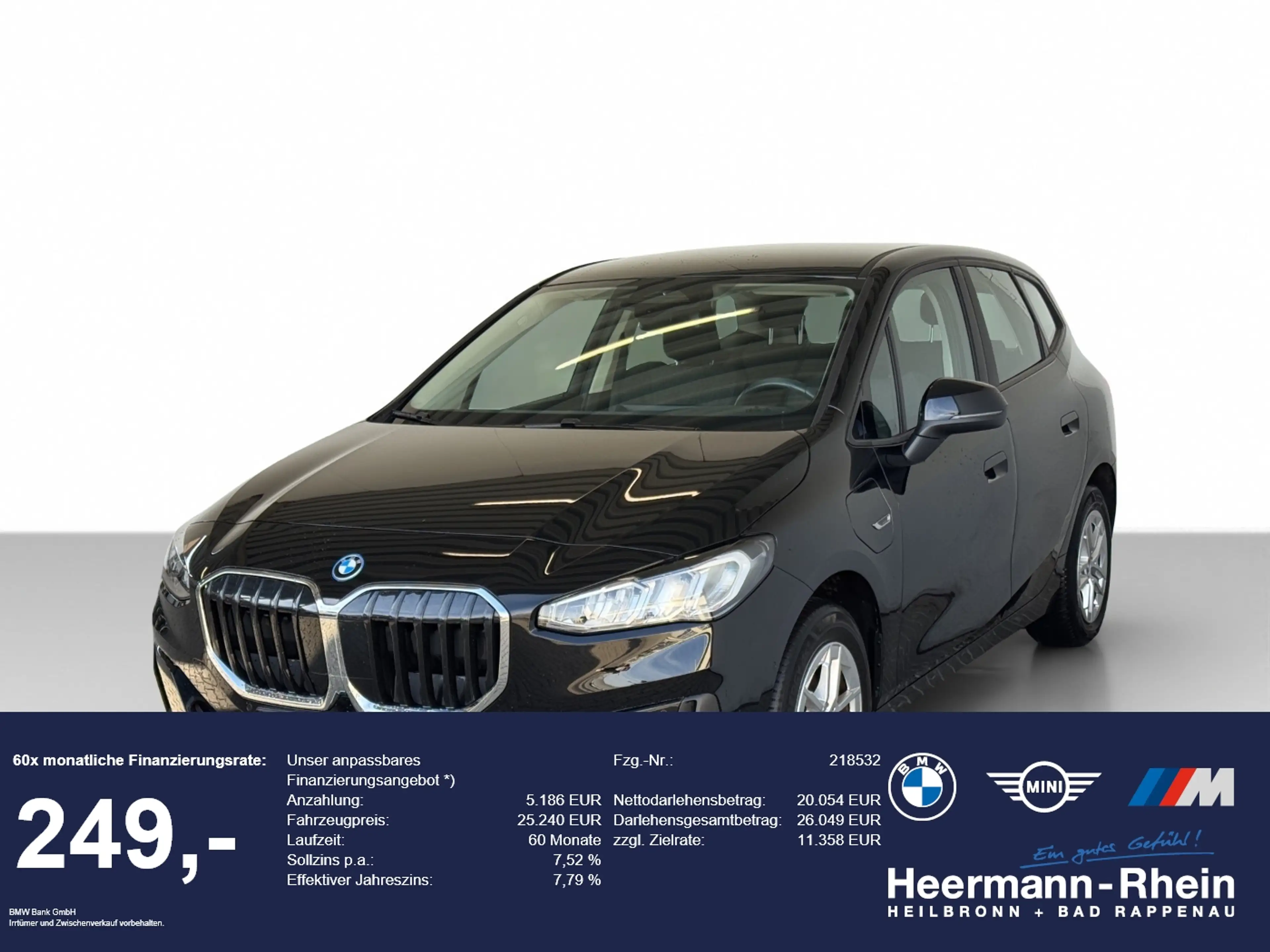 BMW 225 e xDrive Active Tourer Navi.Sportsz.AHK.ParkA