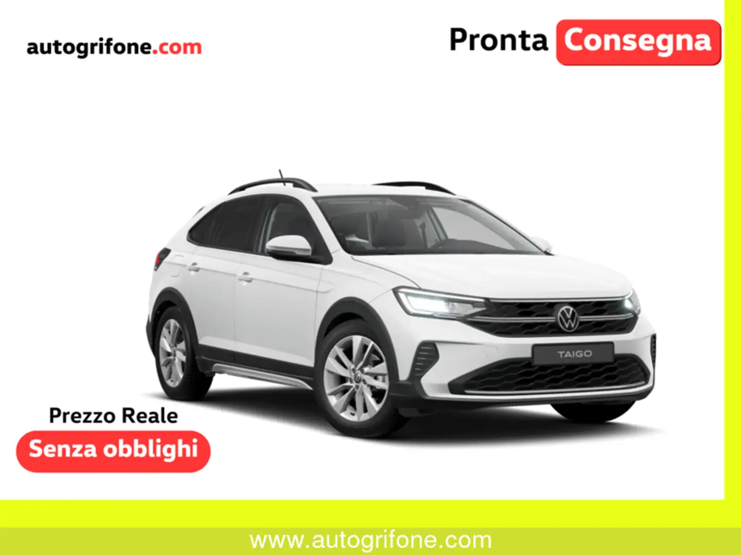 Volkswagen Taigo 1.0 TSI 95 CV Edition Plus PRONTA CONSEGNA Bianco - 1