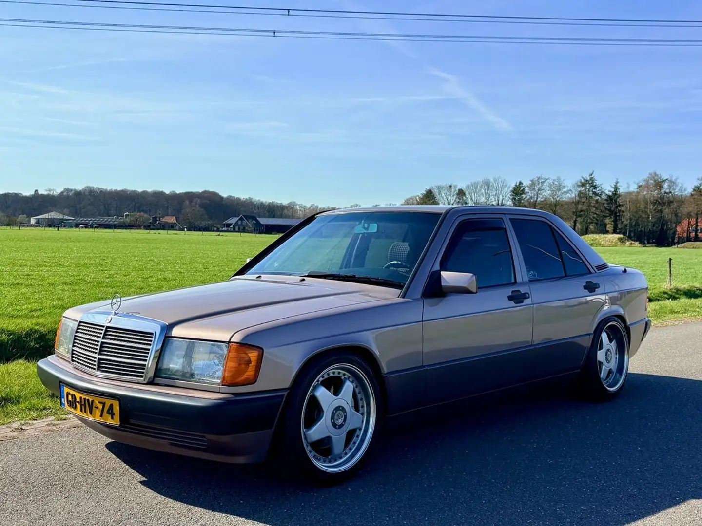 Mercedes-Benz 190 1.8 E Class Aut., NL-Auto, Roestvrij, Weinig km Rojo - 2