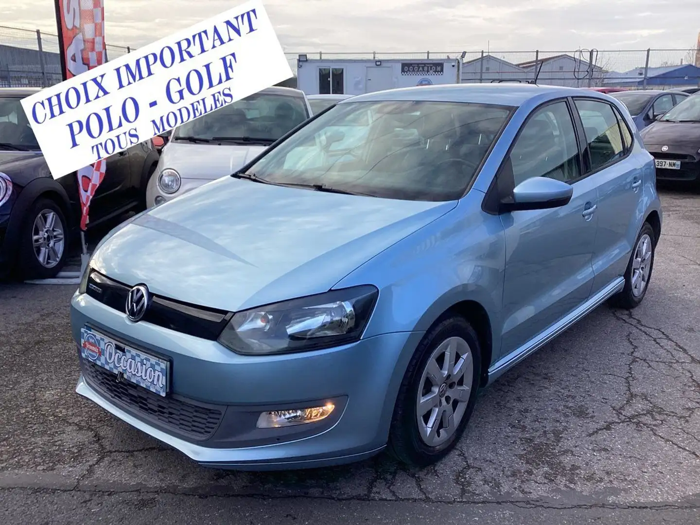 Volkswagen Polo 1.2 TDI Trendline BleuMotion Bleu - 1
