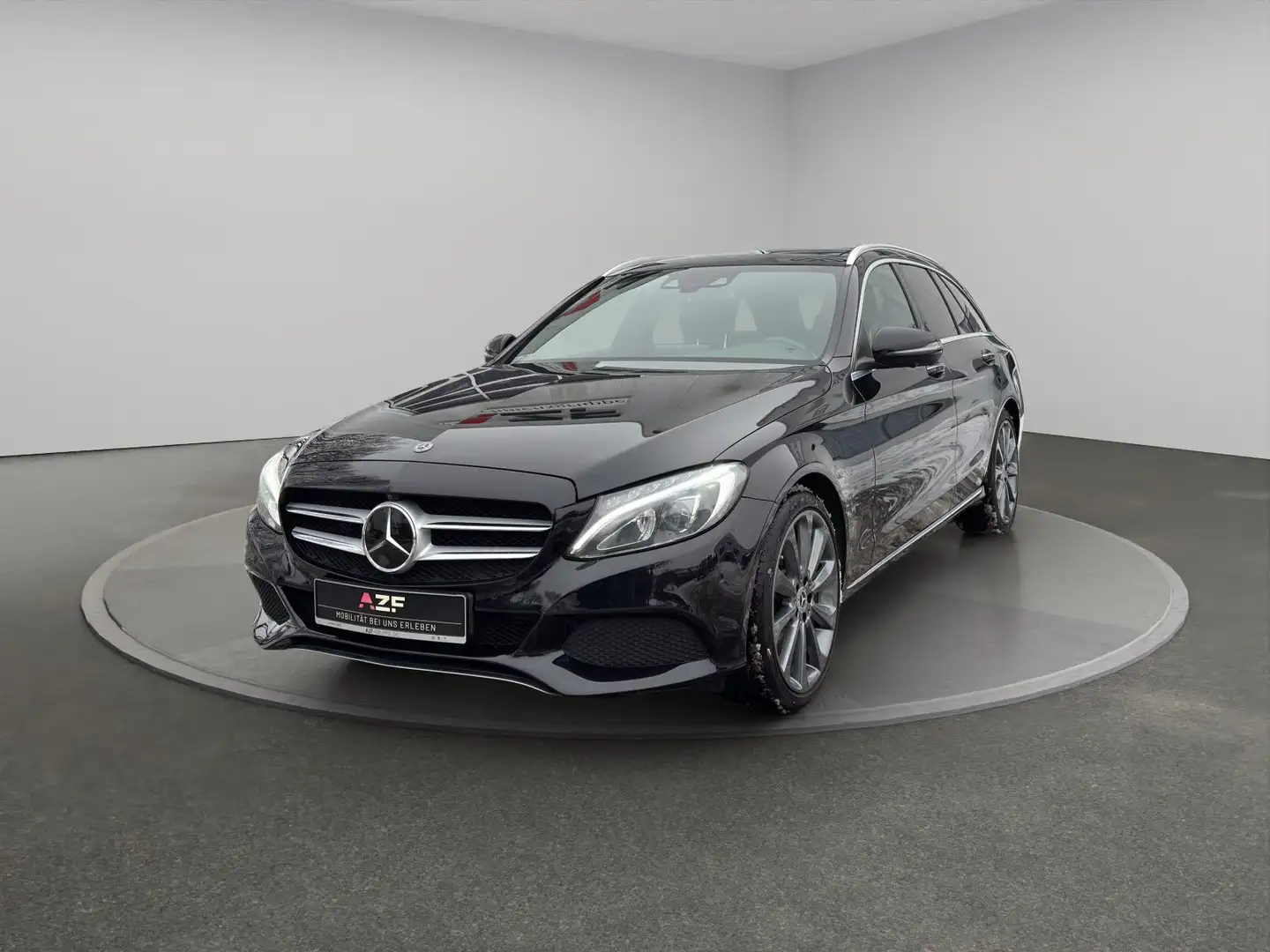 Mercedes-Benz C 300 T Autom. Avantgarde AHK+NAV+BURMESTER+PANO Schwarz - 2