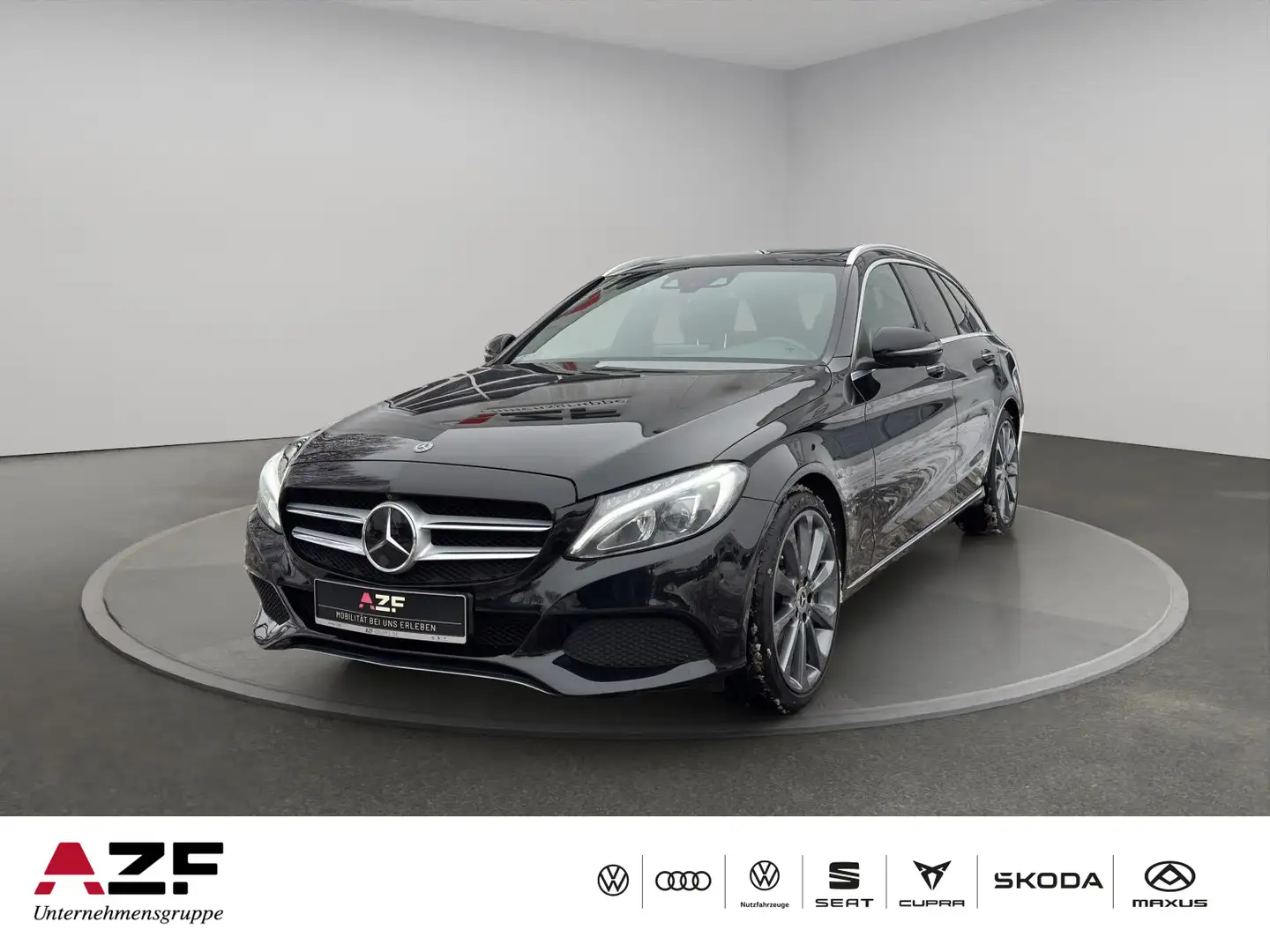 Mercedes-Benz C 300 T Autom. Avantgarde AHK+NAV+BURMESTER+PANO Schwarz - 1