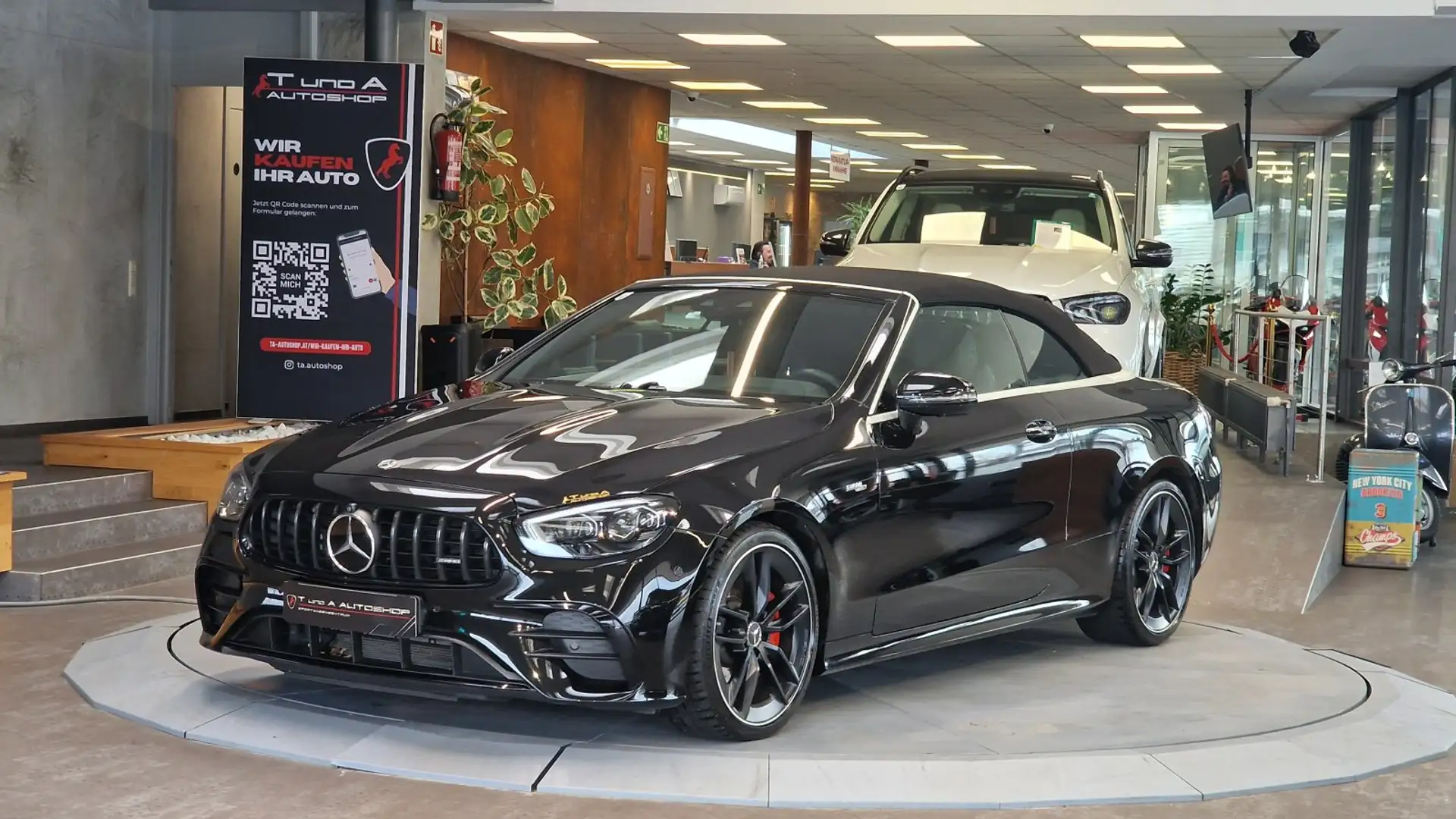 Mercedes-Benz E 53 AMG 4Matic Cabrio 1-Hand Aut. *HUD*360*Burm*Memo* Negru - 2