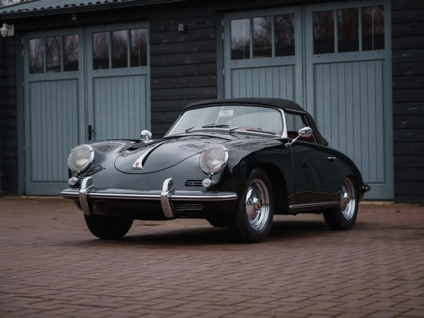 Porsche 356 B roadster Schwarz - 1