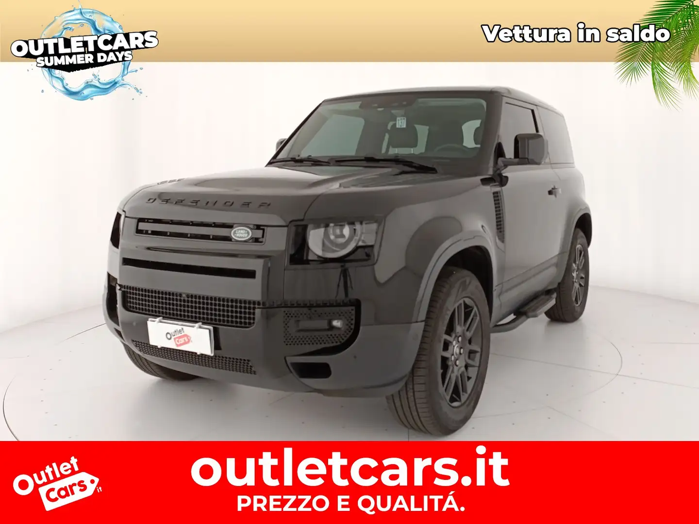 Land Rover Defender 3.0d i6 mhev x-dynamic s awd 200cv auto Negru - 1